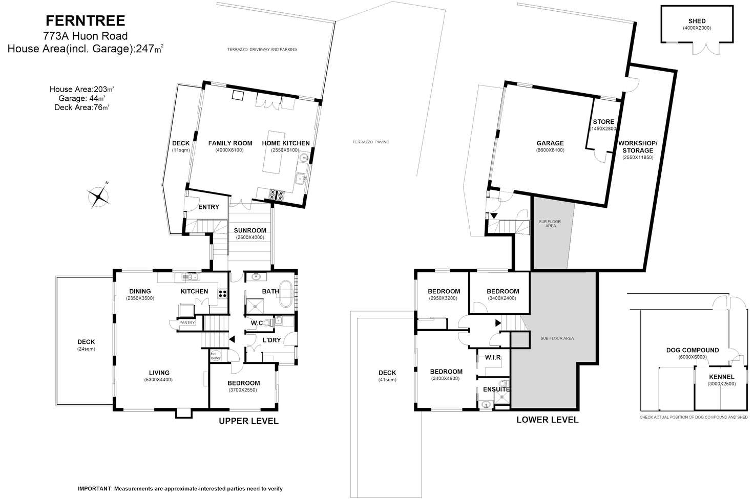 Floorplan of Homely house listing, 773a Huon Road, Fern Tree TAS 7054