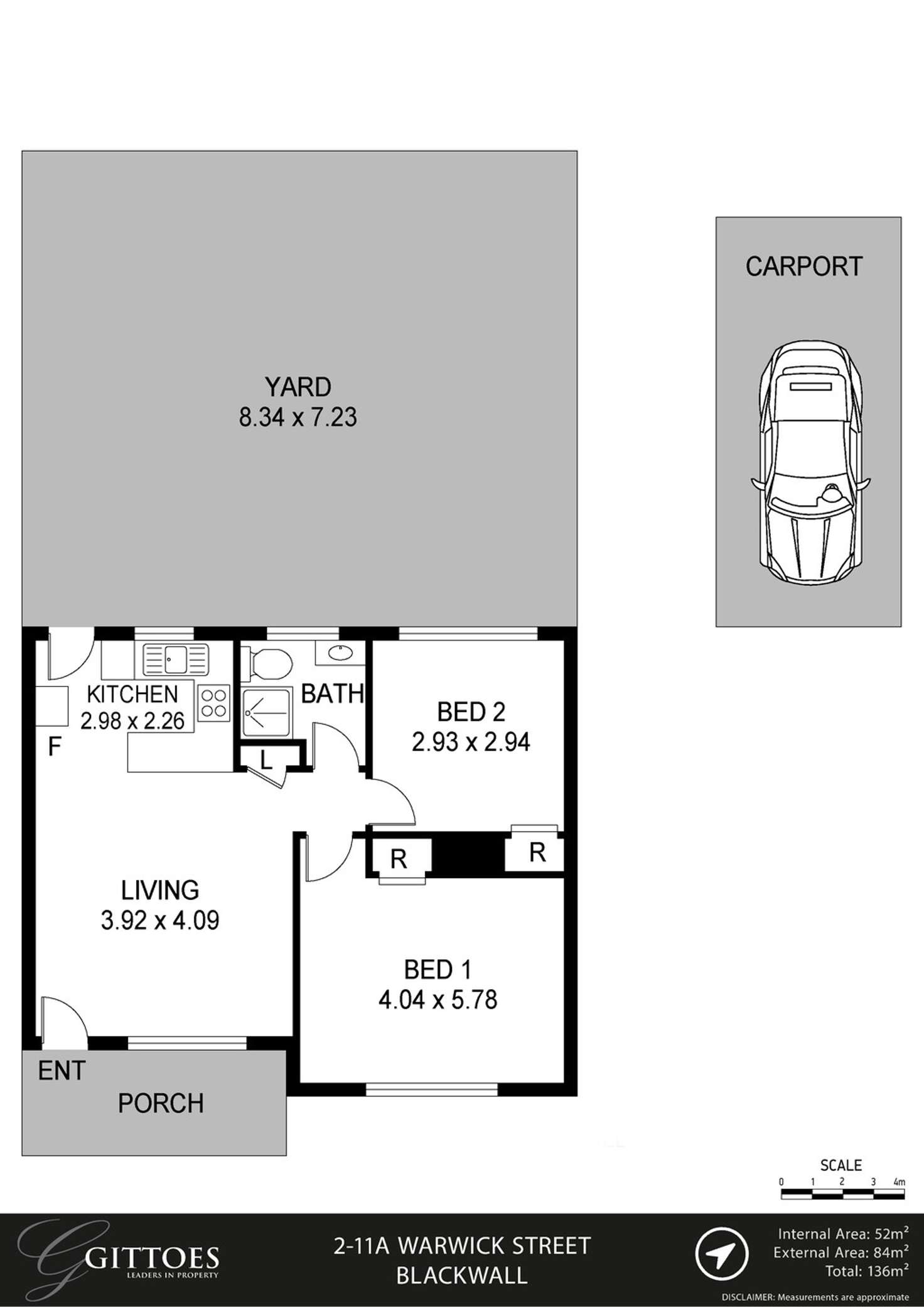 Floorplan of Homely villa listing, 2/11A Warwick Street, Blackwall NSW 2256