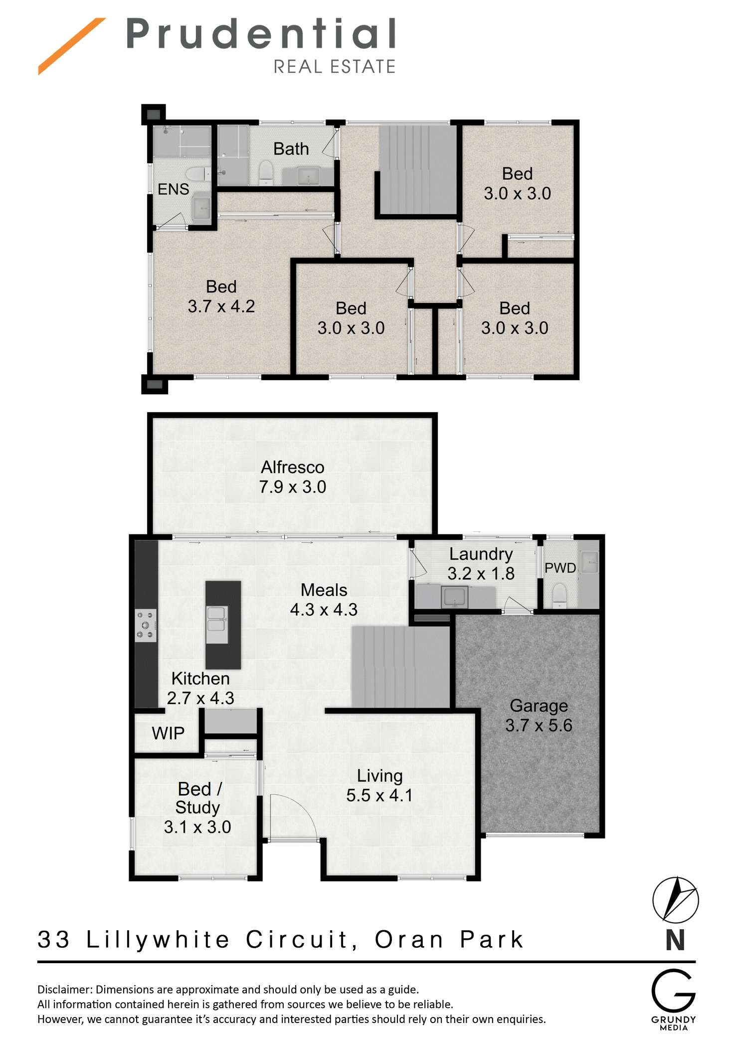 Floorplan of Homely house listing, 24B Rowan Street, Oran Park NSW 2570