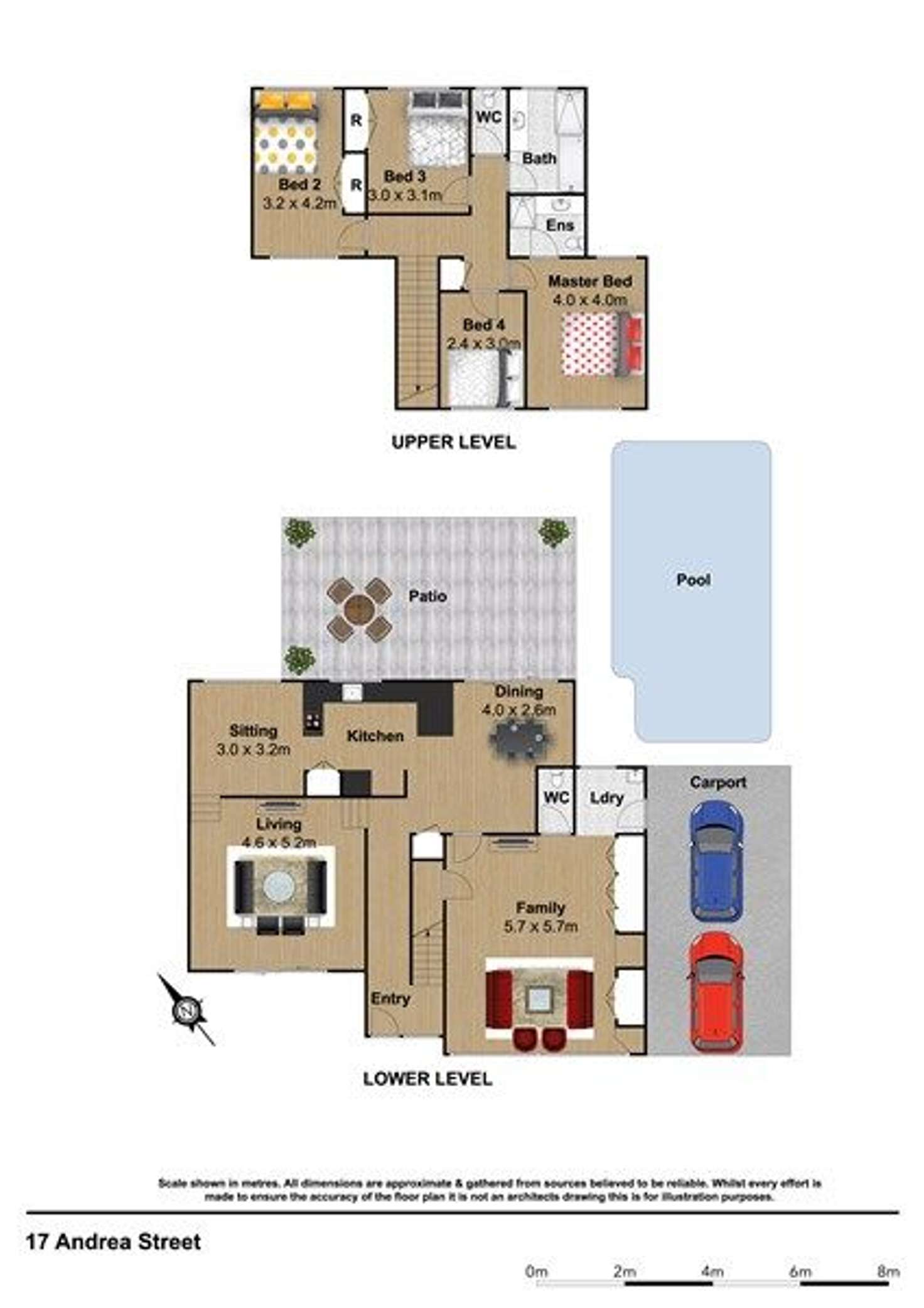 Floorplan of Homely house listing, 17 Andrea Street, Tarragindi QLD 4121