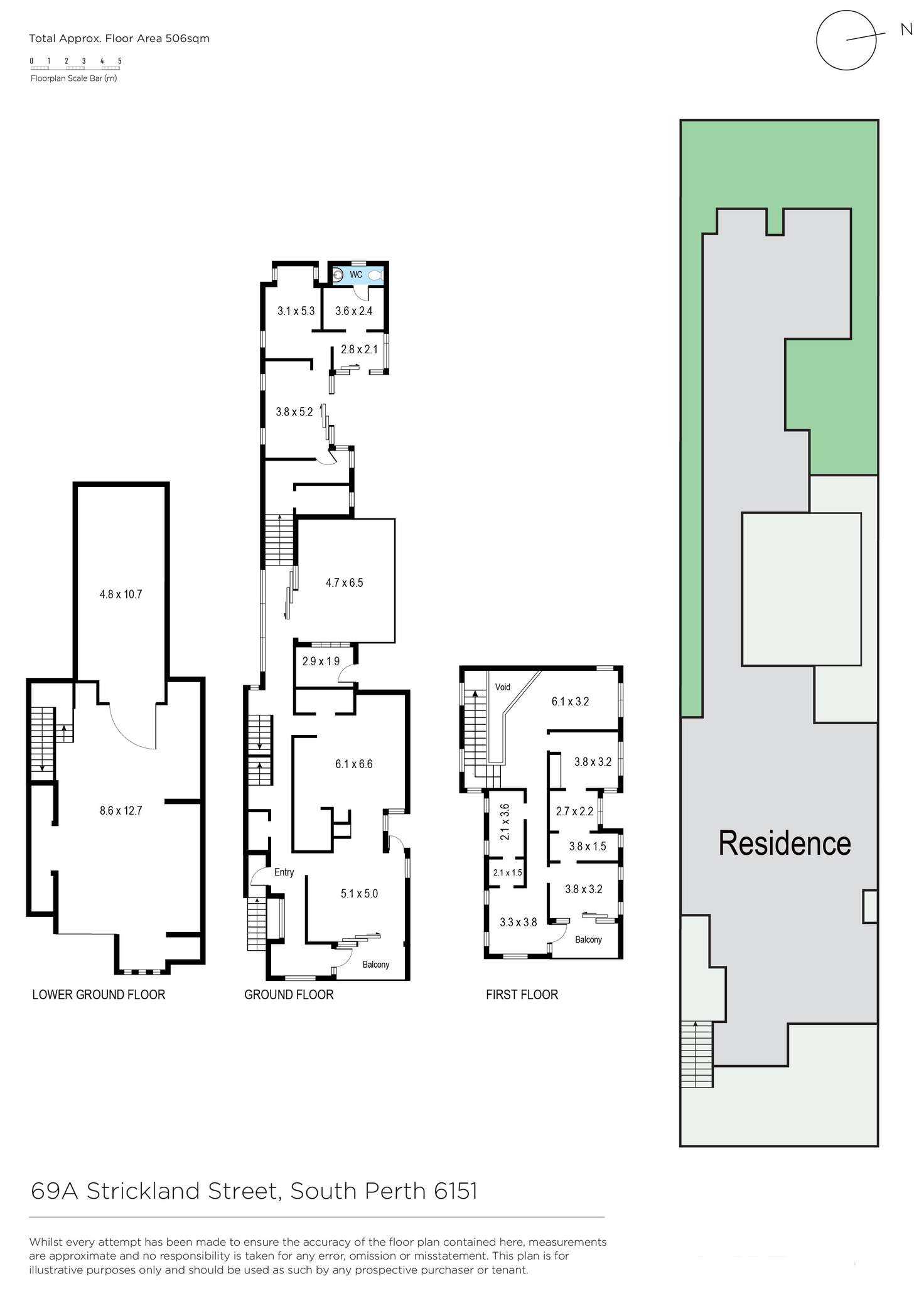 Floorplan of Homely house listing, 69A Strickland Street, South Perth WA 6151