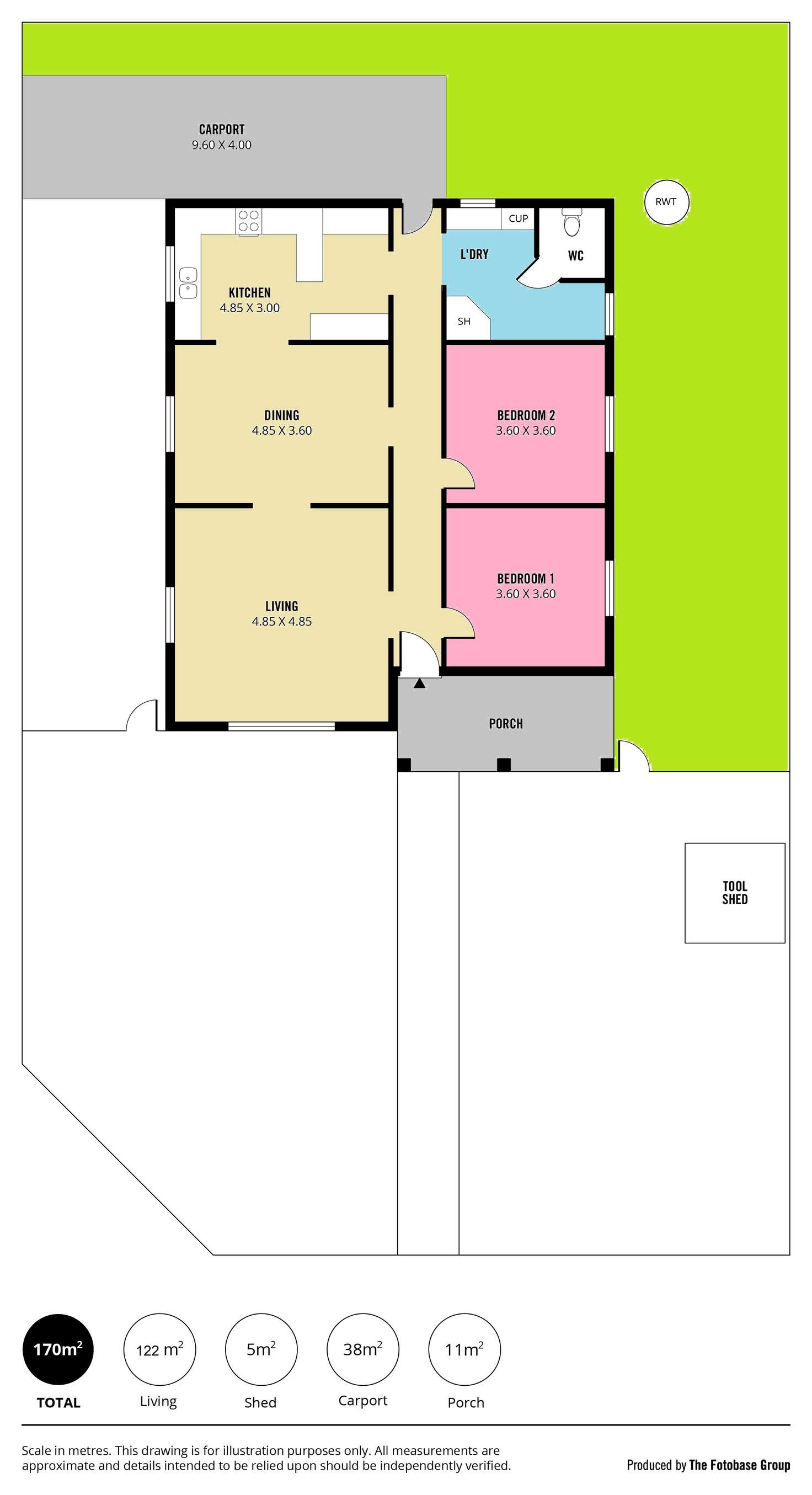Floorplan of Homely house listing, 80 FROST RD, Brahma Lodge SA 5109