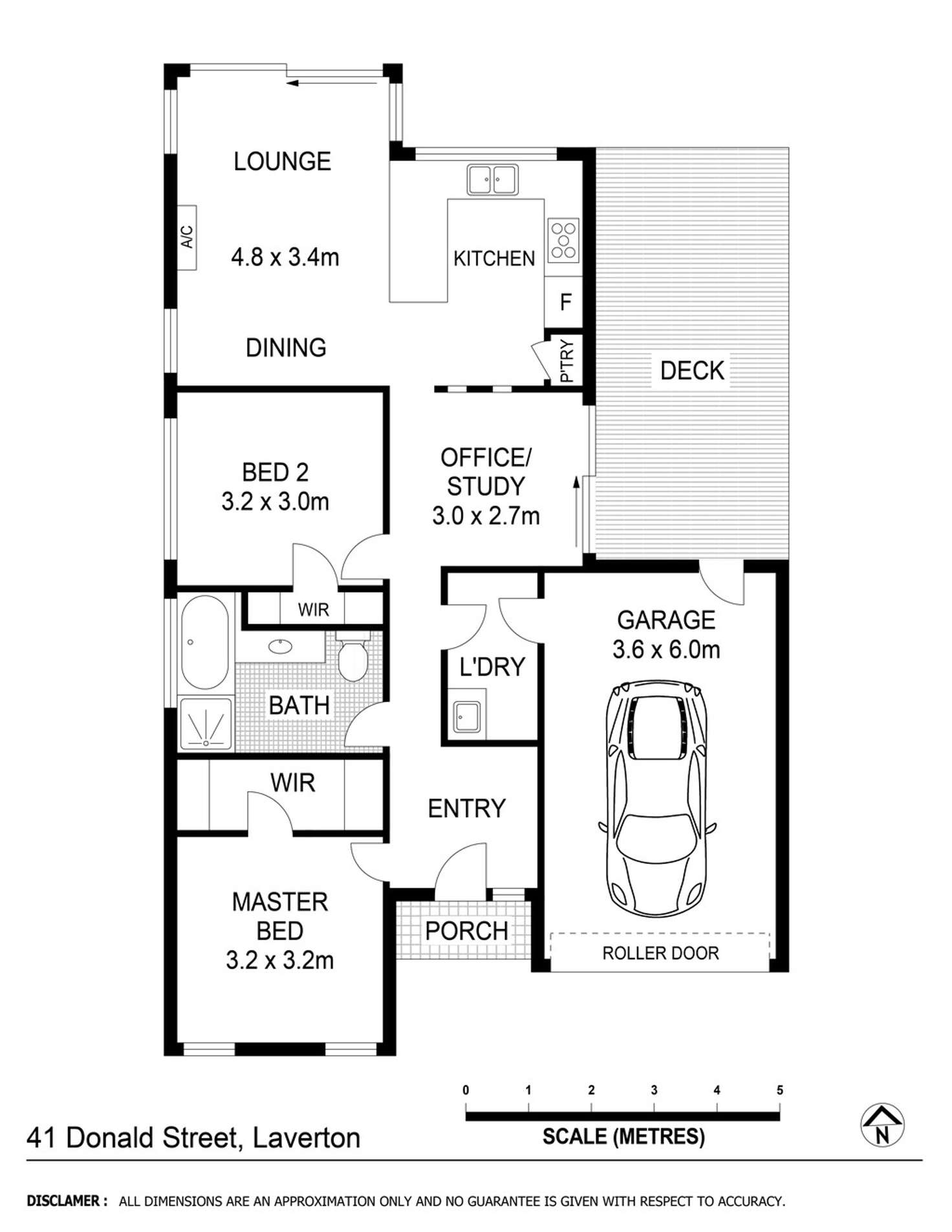 Floorplan of Homely house listing, 41 Donald Street, Laverton VIC 3028