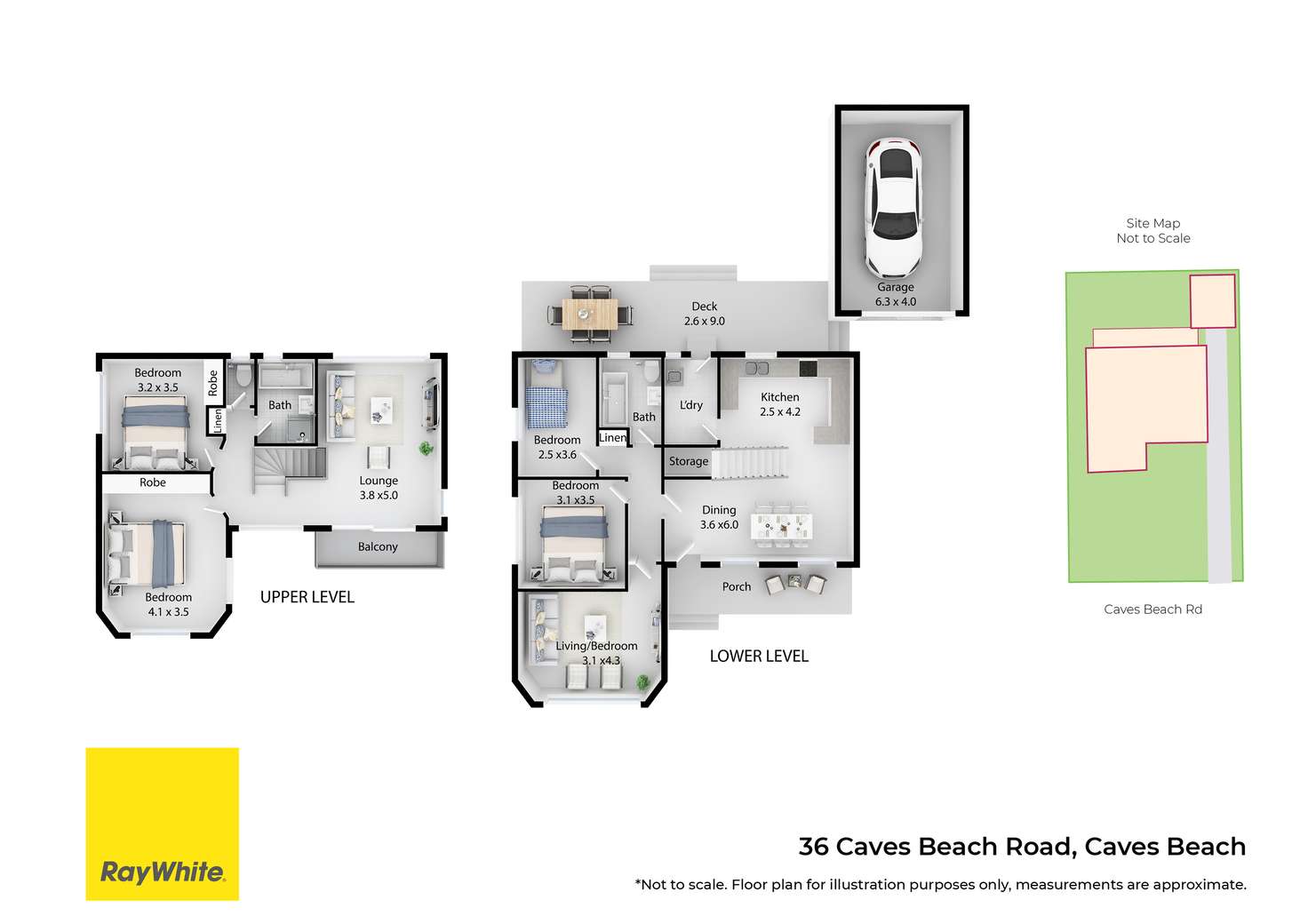 Floorplan of Homely house listing, 36 Caves Beach Road, Caves Beach NSW 2281