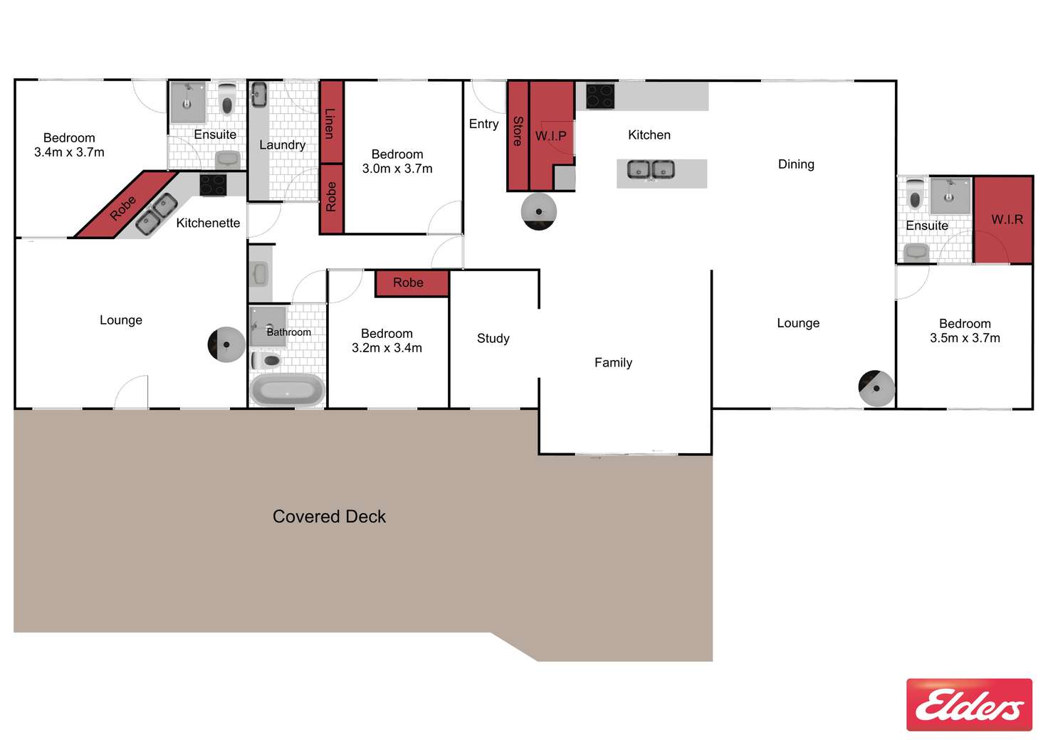 Floorplan of Homely lifestyle listing, 163 BUNDERRA DRIVE, Boolarra VIC 3870