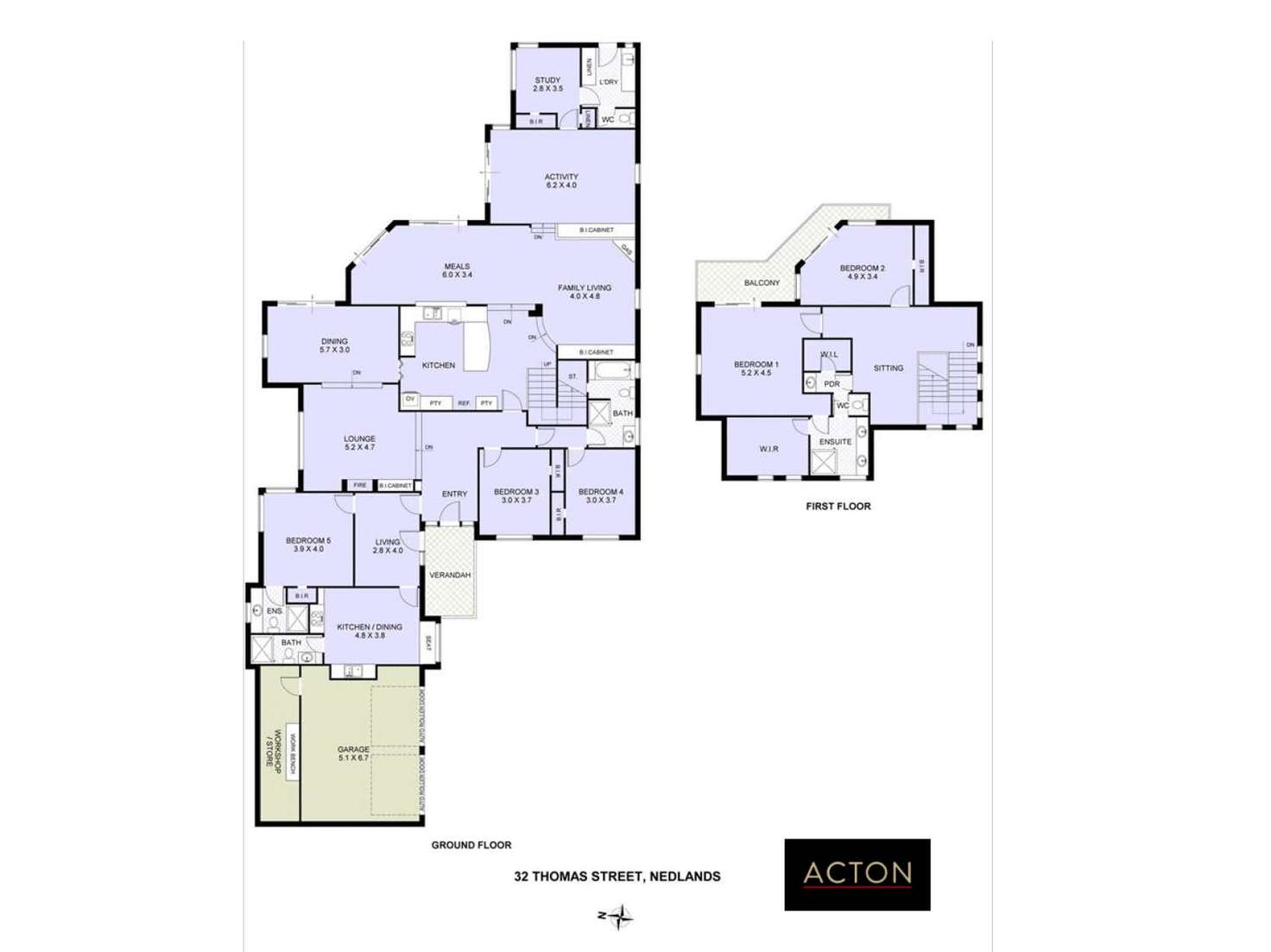 Floorplan of Homely house listing, 32 Thomas Street, Nedlands WA 6009