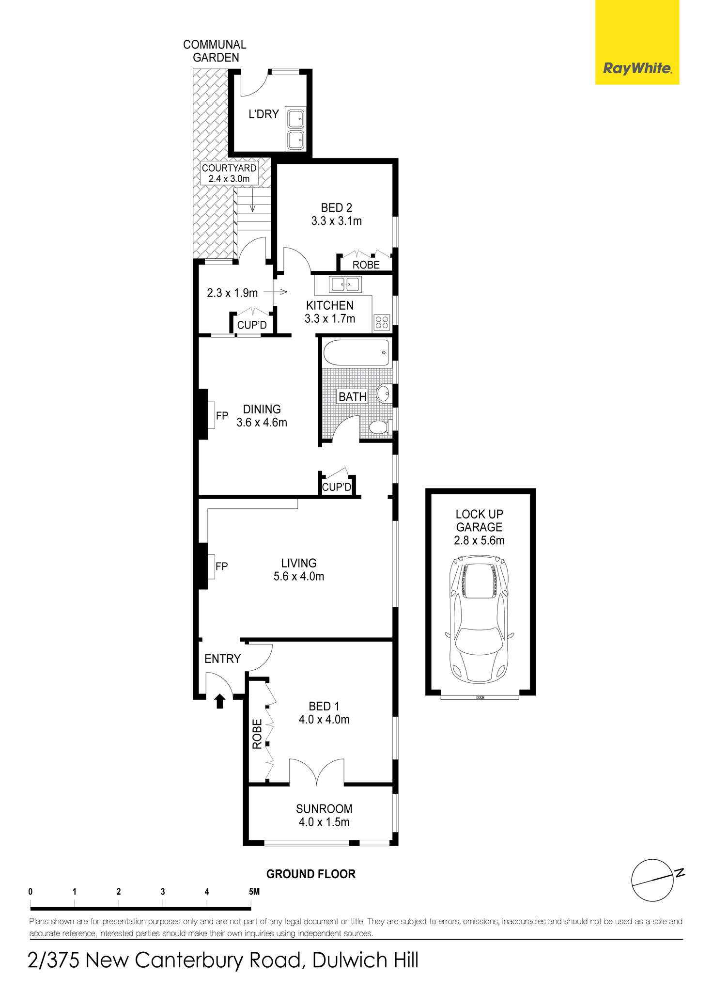 Floorplan of Homely apartment listing, 2/375 New Canterbury Rd, Dulwich Hill NSW 2203