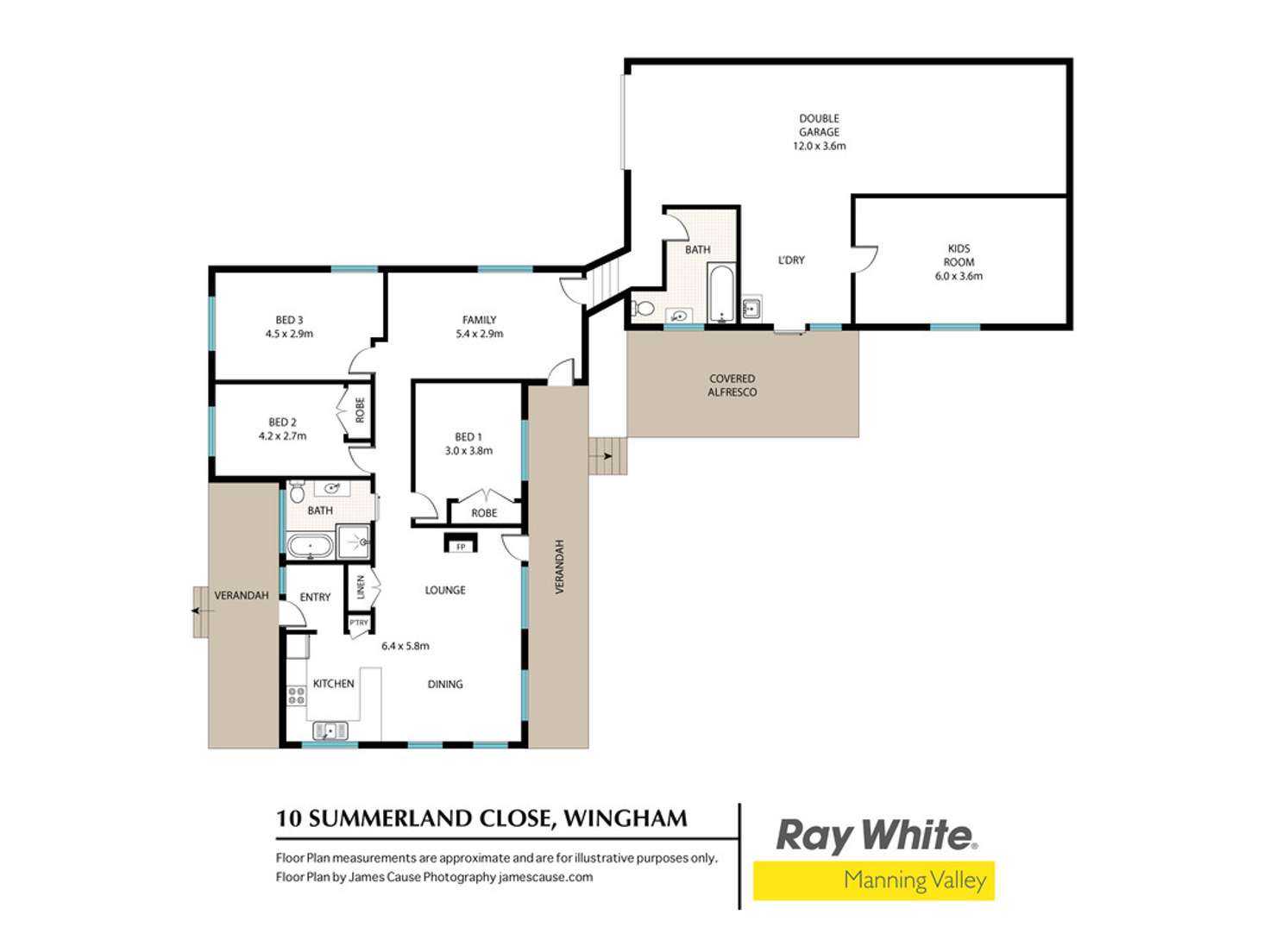 Floorplan of Homely house listing, 10 Summerland Place, Wingham NSW 2429