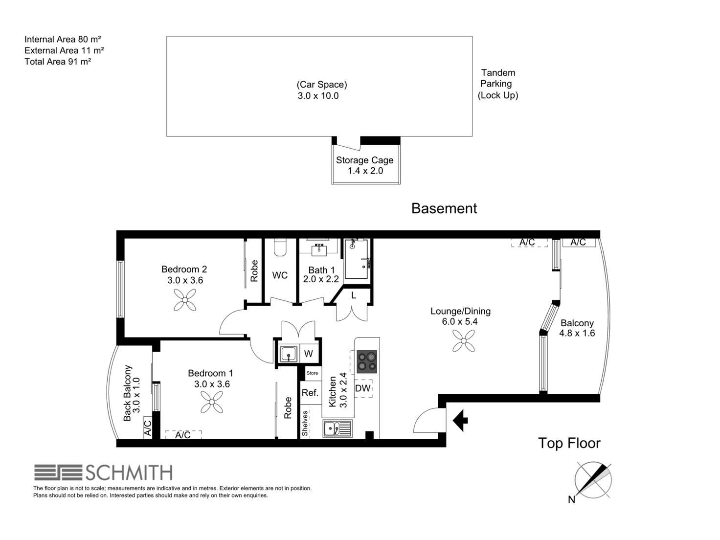 Floorplan of Homely unit listing, 40/7-17 Purli Street, Chevron Island QLD 4217