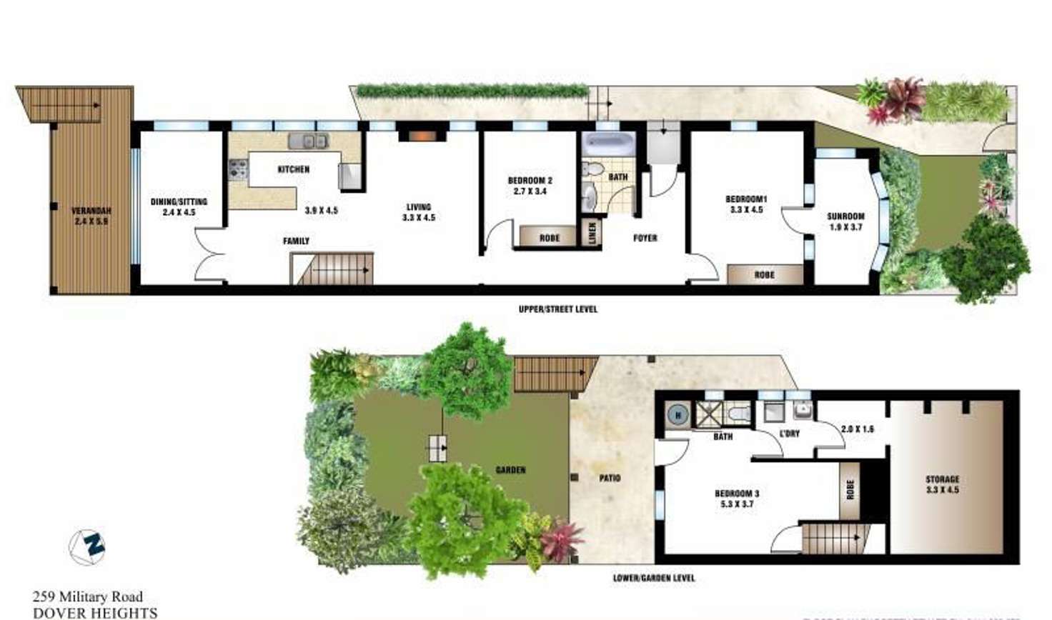 Floorplan of Homely house listing, 259 Military Road, Dover Heights NSW 2030