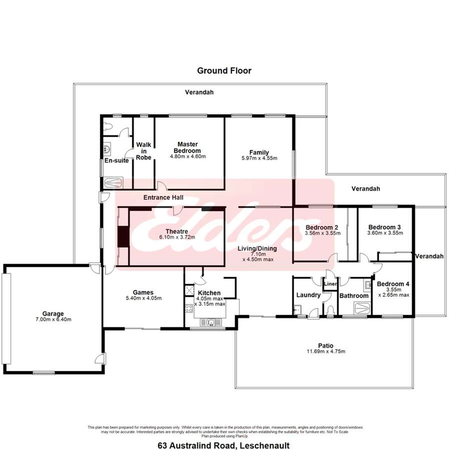 Floorplan of Homely house listing, 63 Australind Road, Leschenault WA 6233