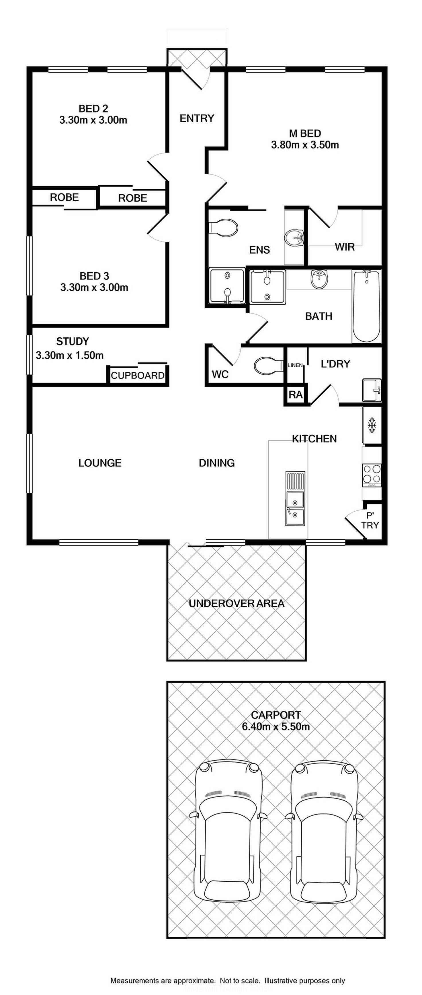 Floorplan of Homely house listing, 5 Macquarie Road, Wodonga VIC 3690