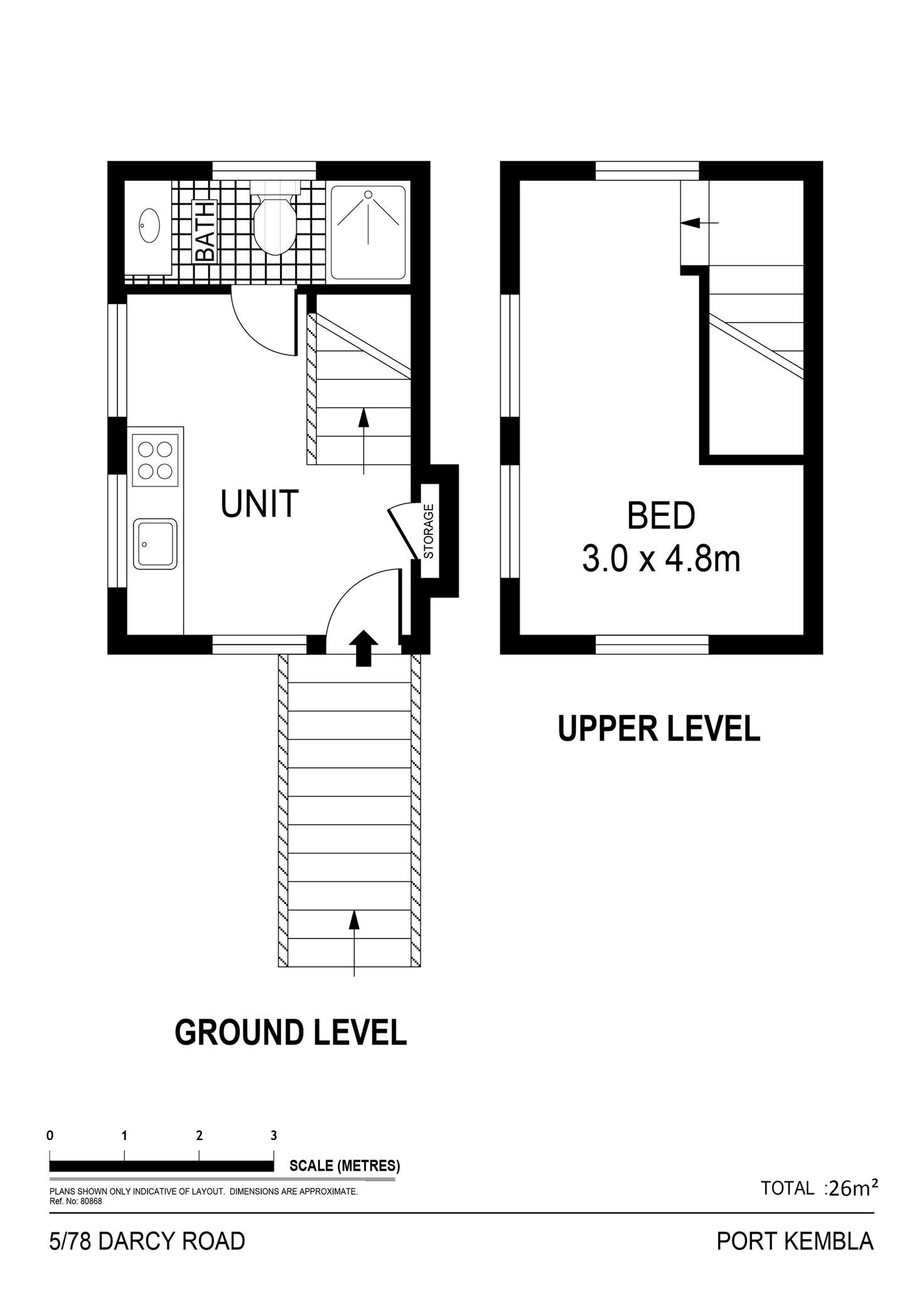 Floorplan of Homely blockOfUnits listing, 5/78 Darcy Road, Port Kembla NSW 2505