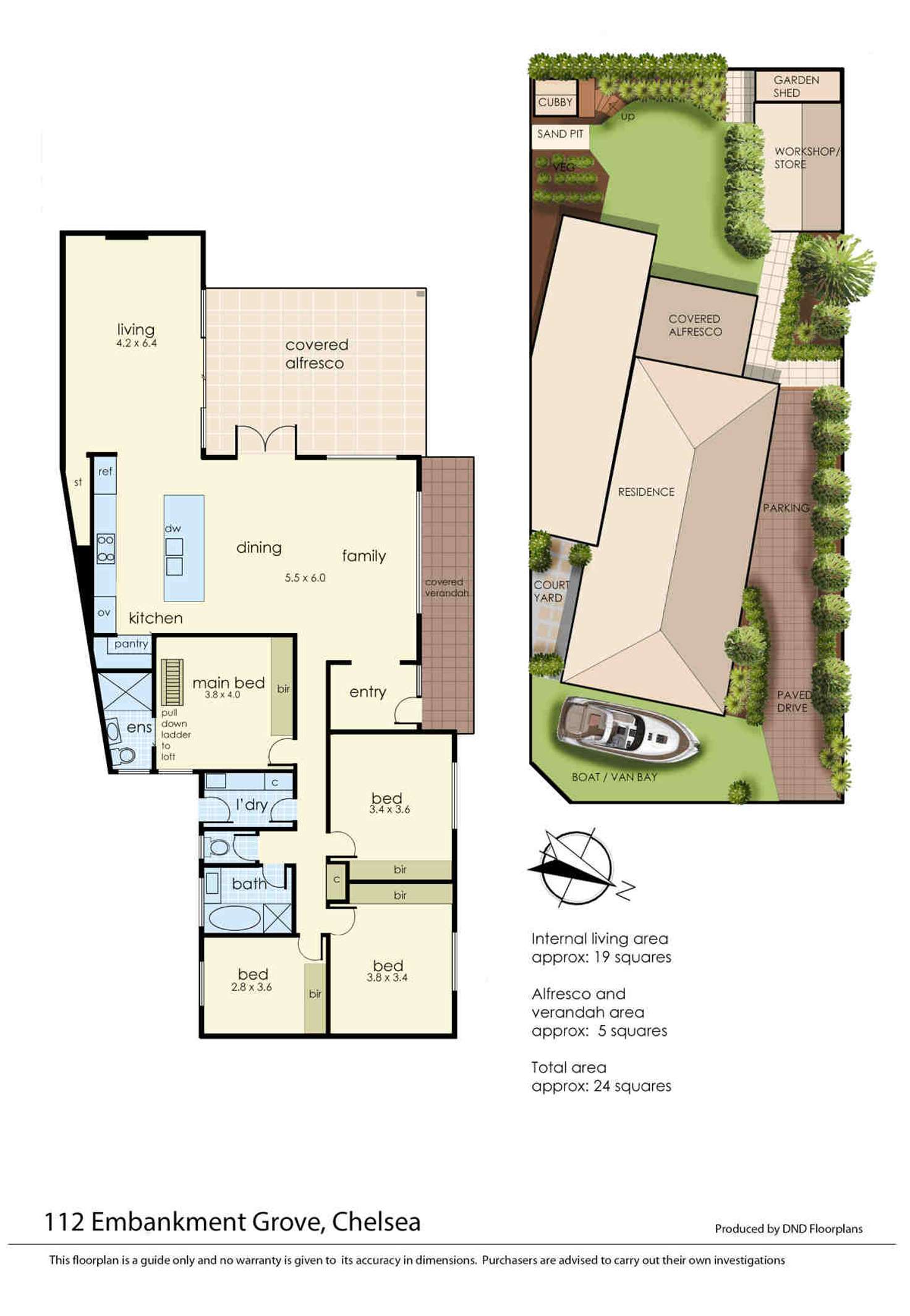 Floorplan of Homely house listing, 112 Embankment Grove, Chelsea VIC 3196