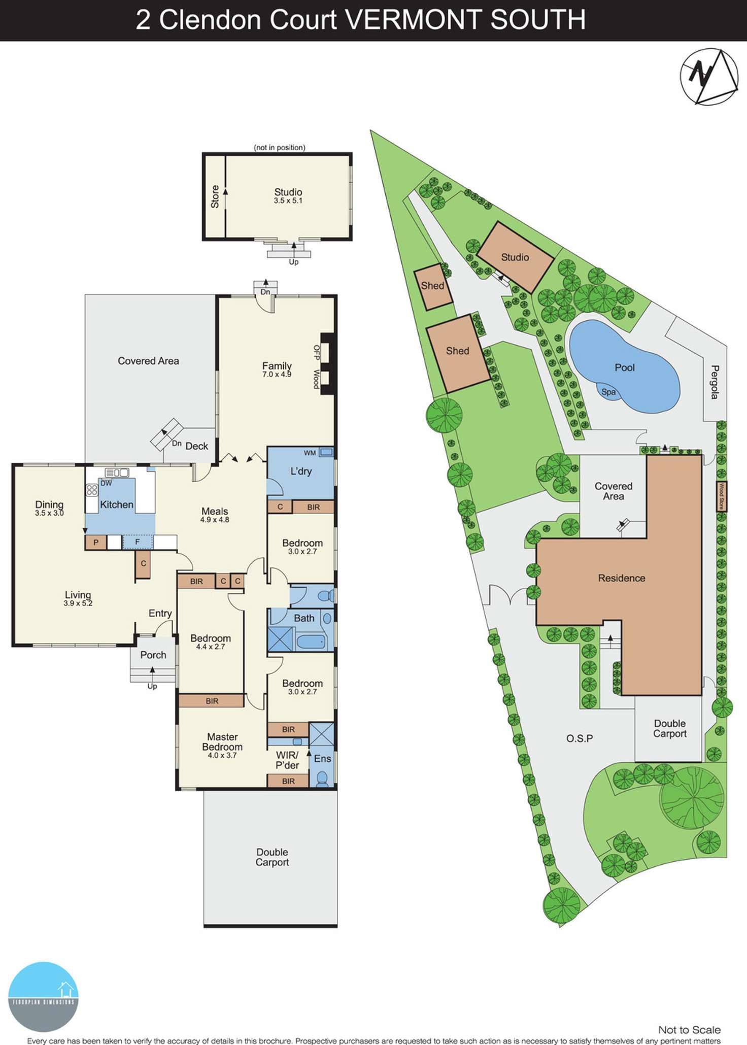 Floorplan of Homely house listing, 2 Clendon Court, Vermont South VIC 3133