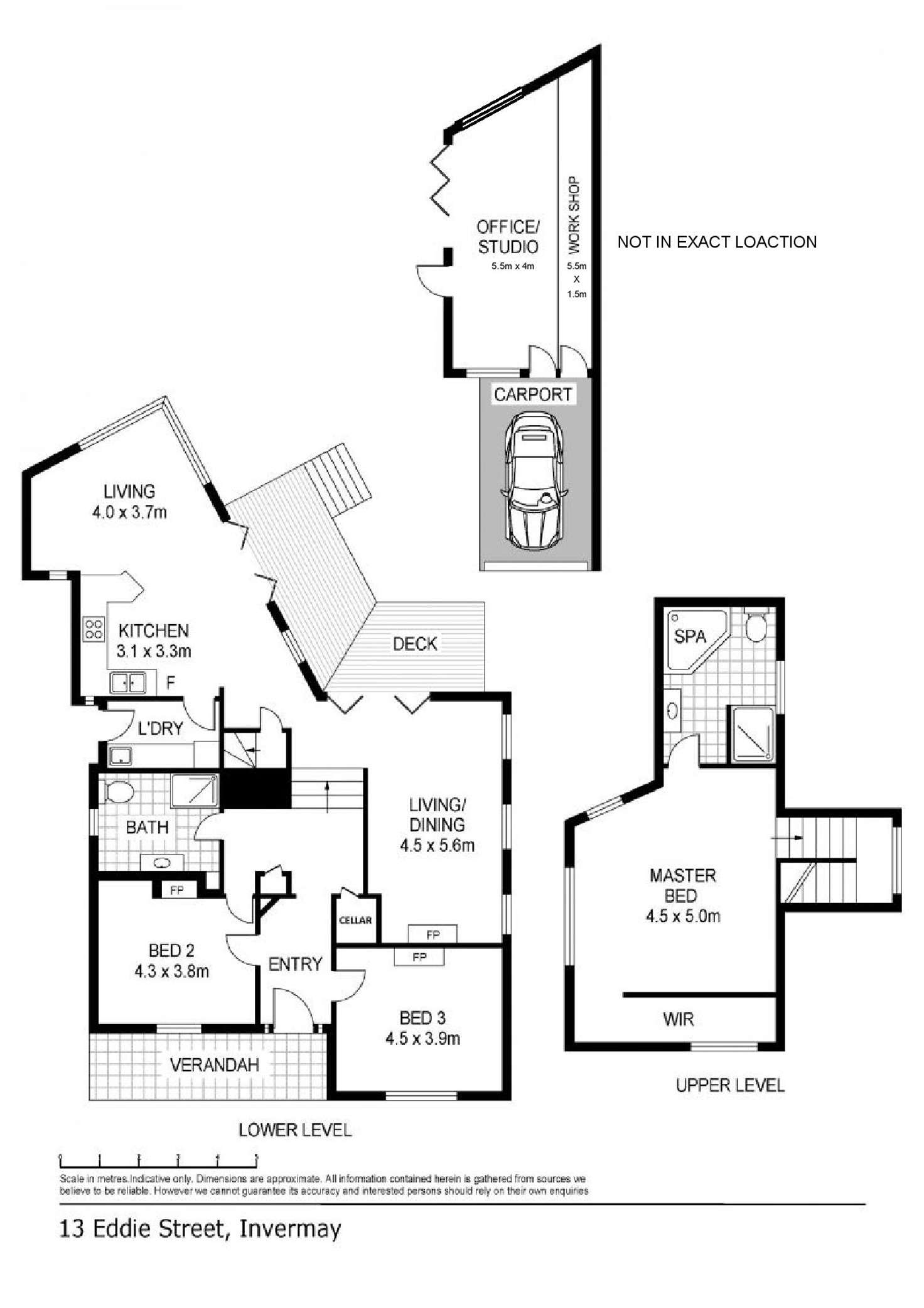 Floorplan of Homely house listing, 13 Eddie Street, Invermay TAS 7248