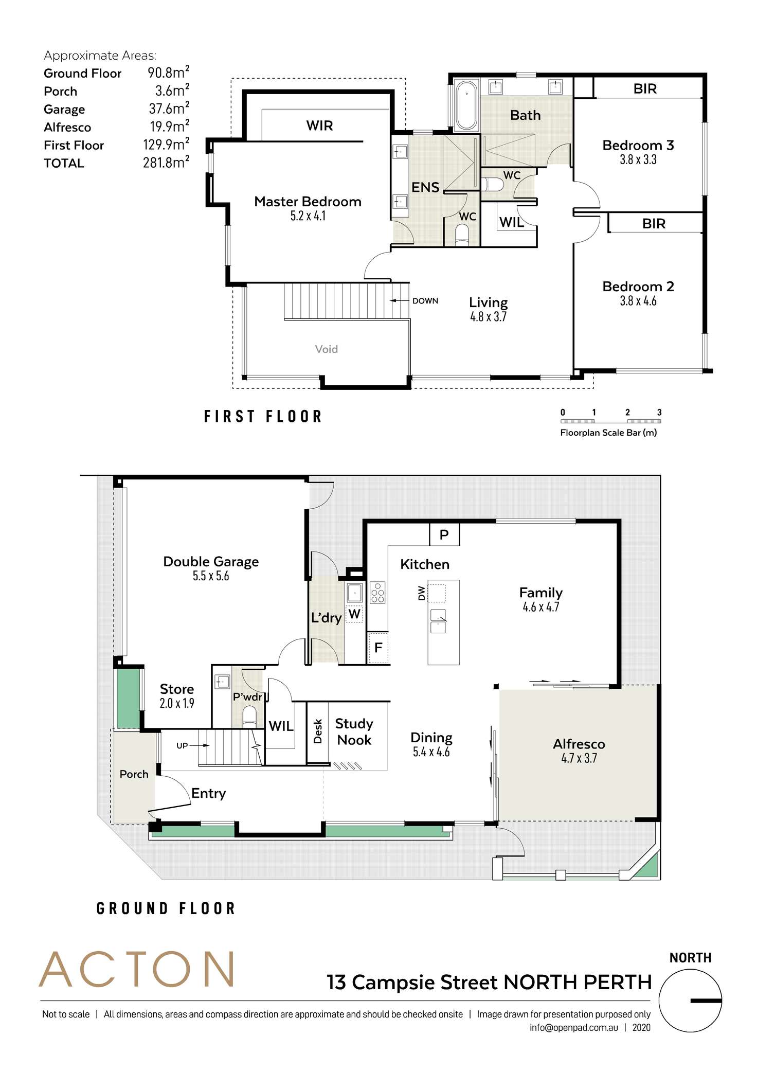 Floorplan of Homely house listing, 13 Campsie Street, North Perth WA 6006