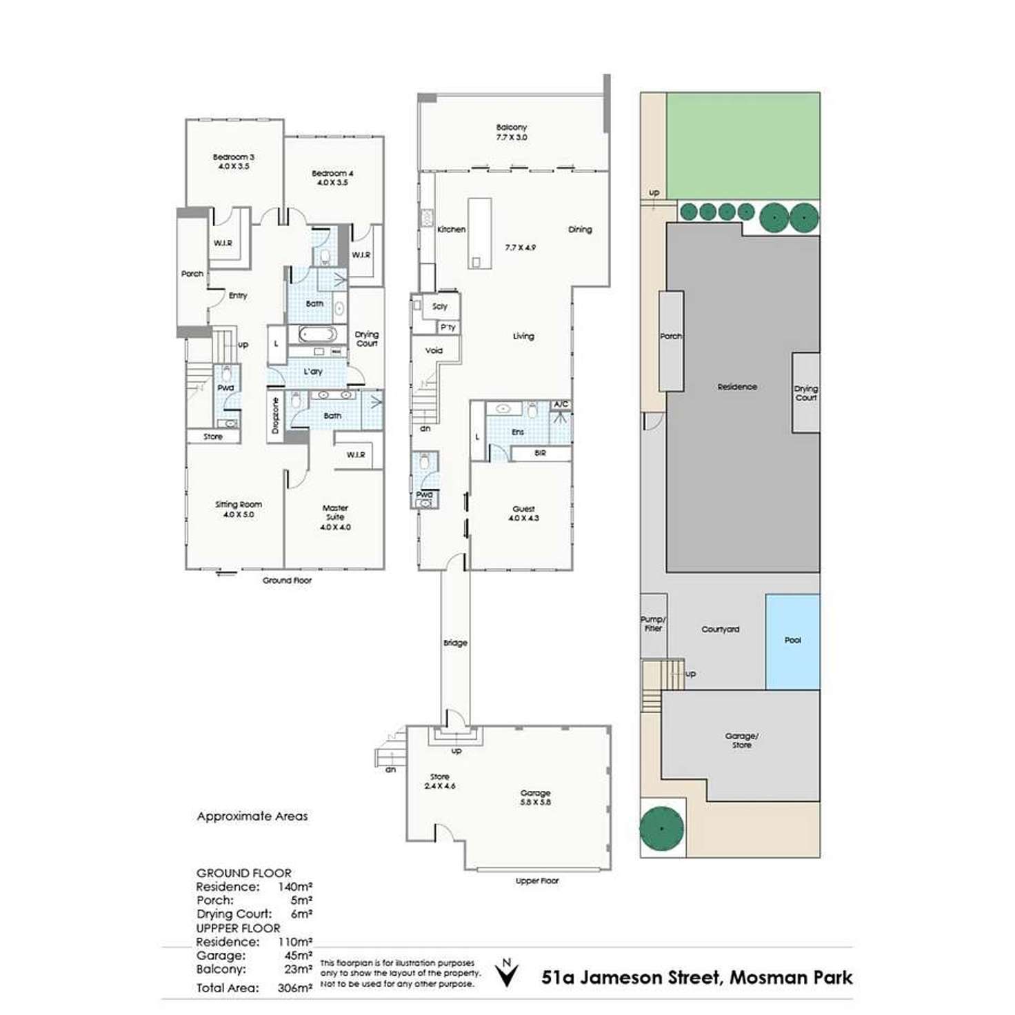 Floorplan of Homely house listing, 51A Jameson Street, Mosman Park WA 6012