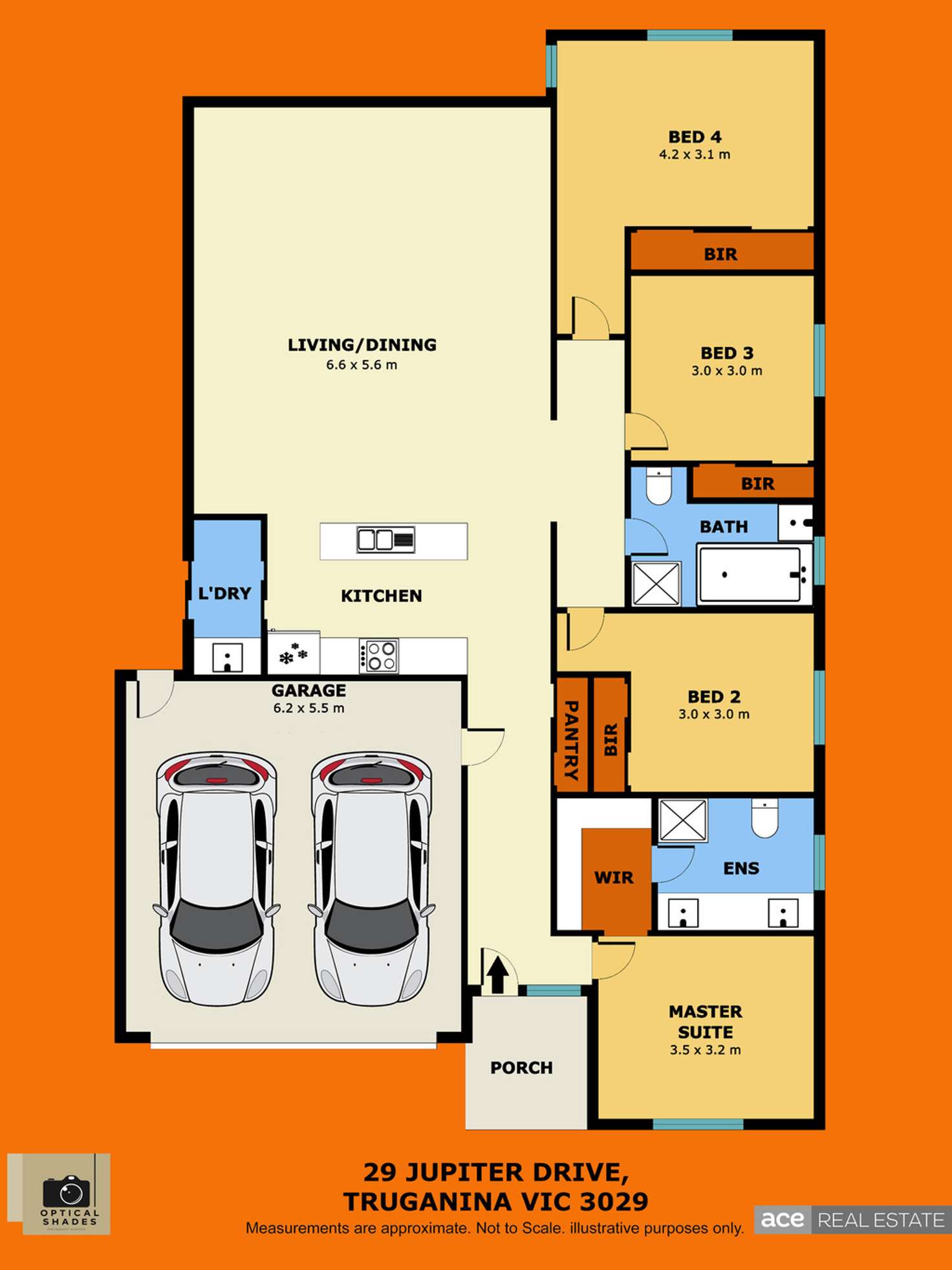 Floorplan of Homely house listing, 29 Jupiter Drive, Truganina VIC 3029