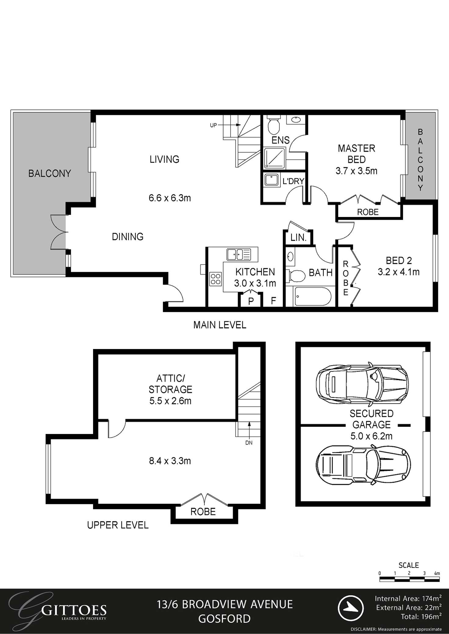 Floorplan of Homely unit listing, 13/6-10 Broadview Avenue, Gosford NSW 2250