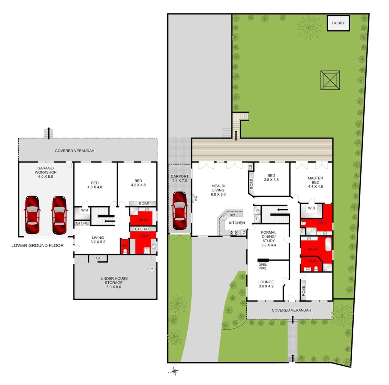 Floorplan of Homely house listing, 3 Mawarra Court, Highton VIC 3216