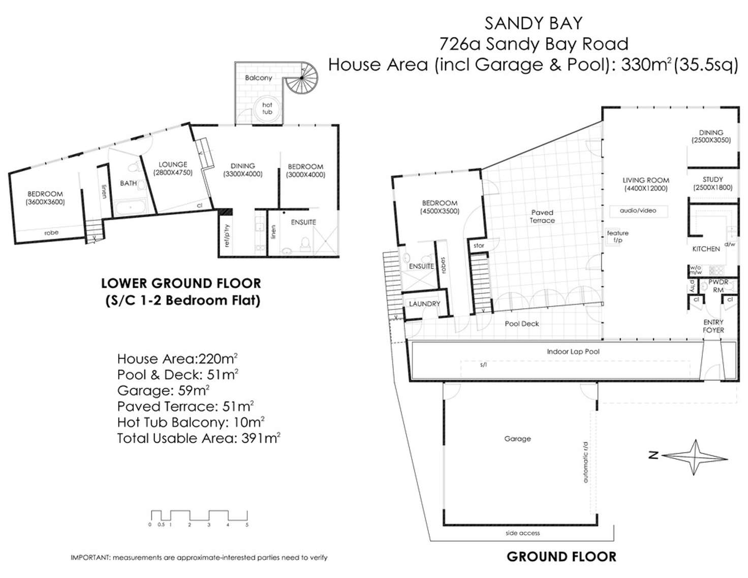 Floorplan of Homely house listing, 726A Sandy Bay Road, Sandy Bay TAS 7005