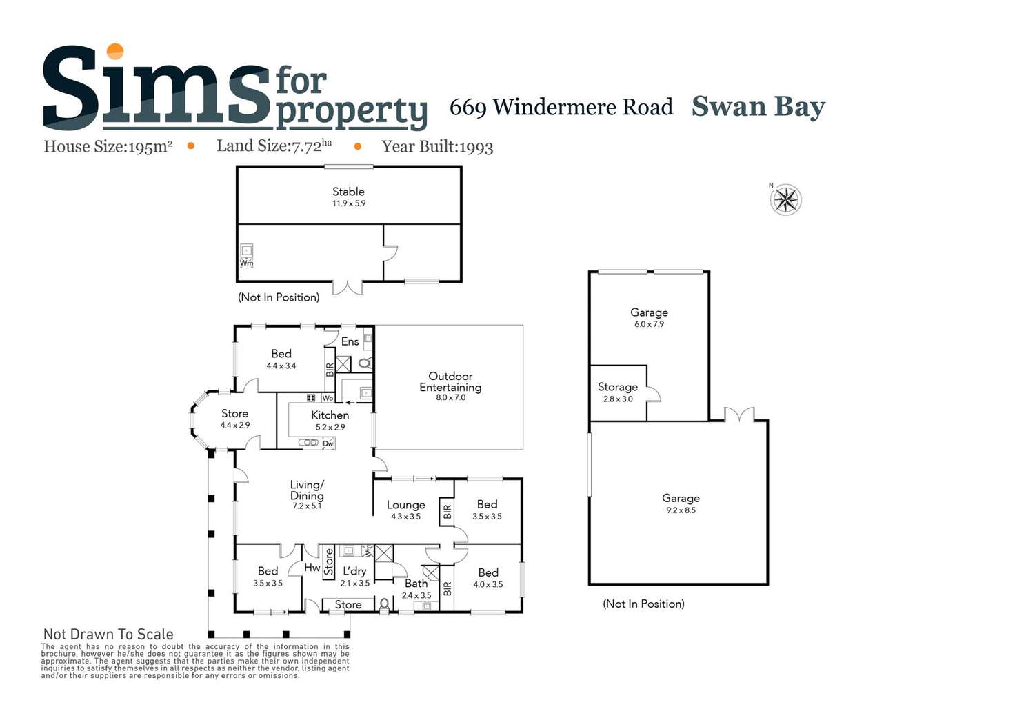 Floorplan of Homely house listing, 669 Windermere Road, Swan Bay TAS 7252