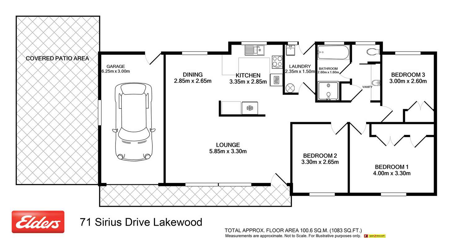 Floorplan of Homely house listing, 71 Sirius Drive, Lakewood NSW 2443