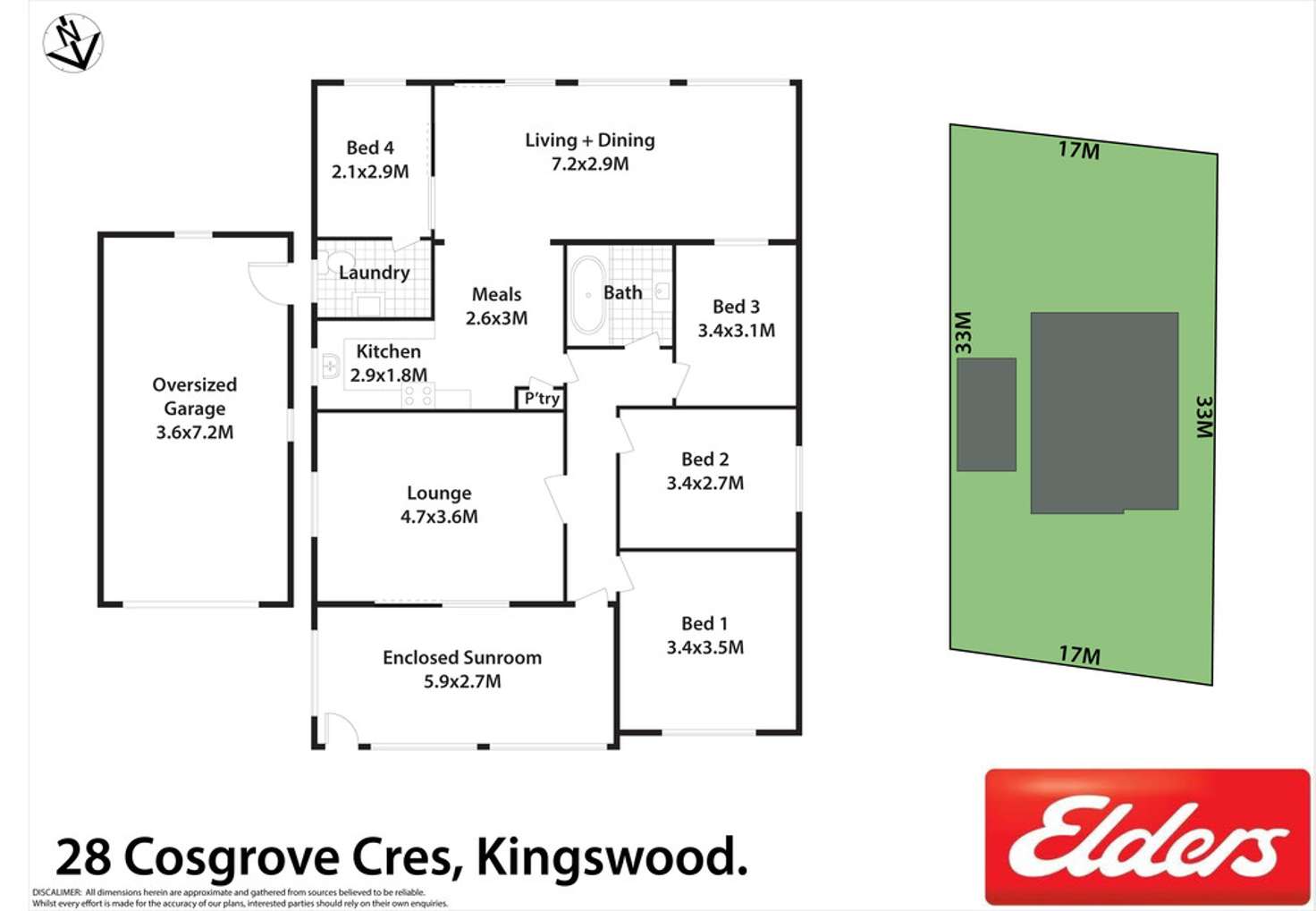 Floorplan of Homely house listing, 28 Cosgrove Crescent, Kingswood NSW 2747
