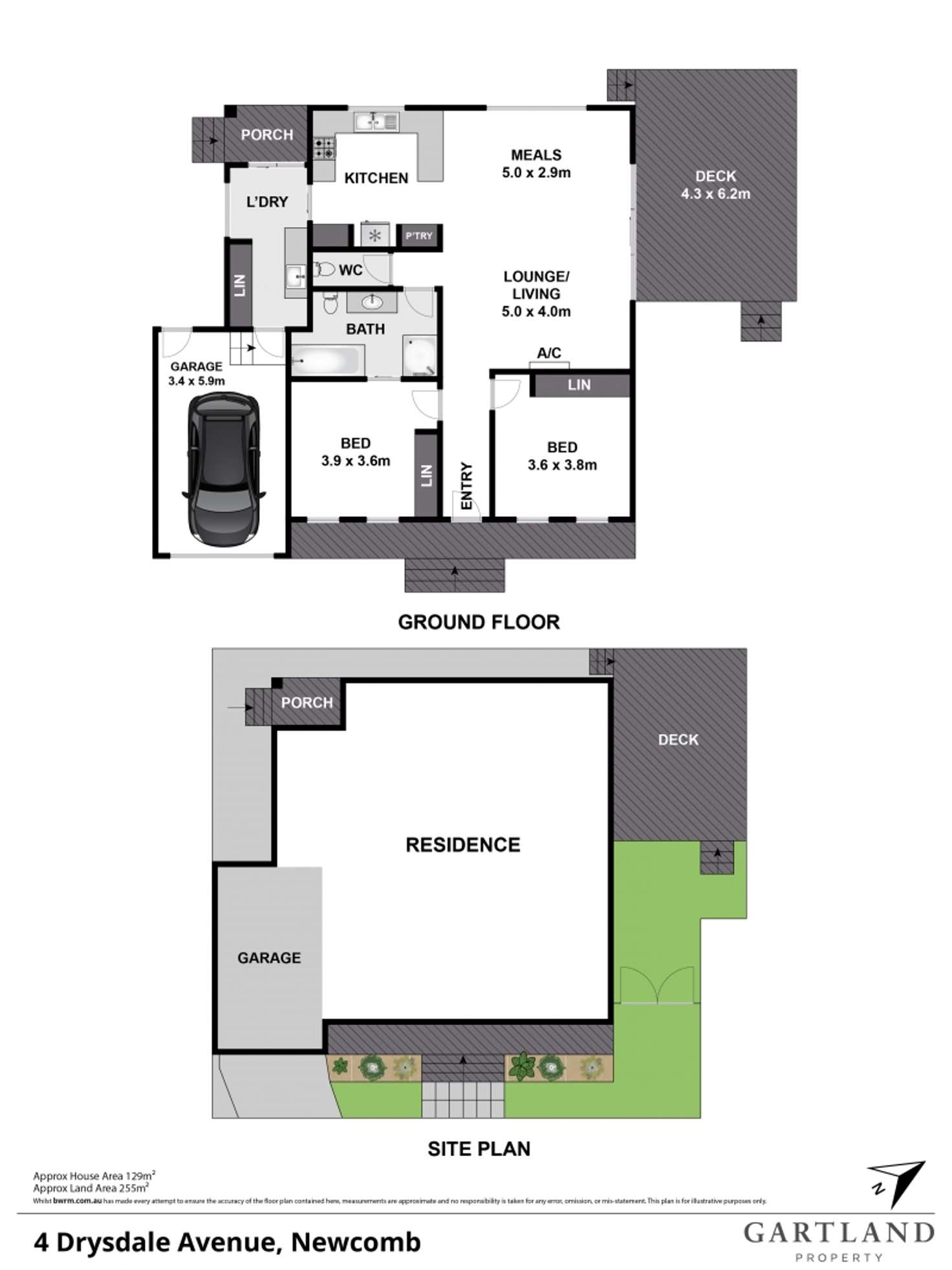 Floorplan of Homely house listing, 4 Drysdale Avenue, Newcomb VIC 3219