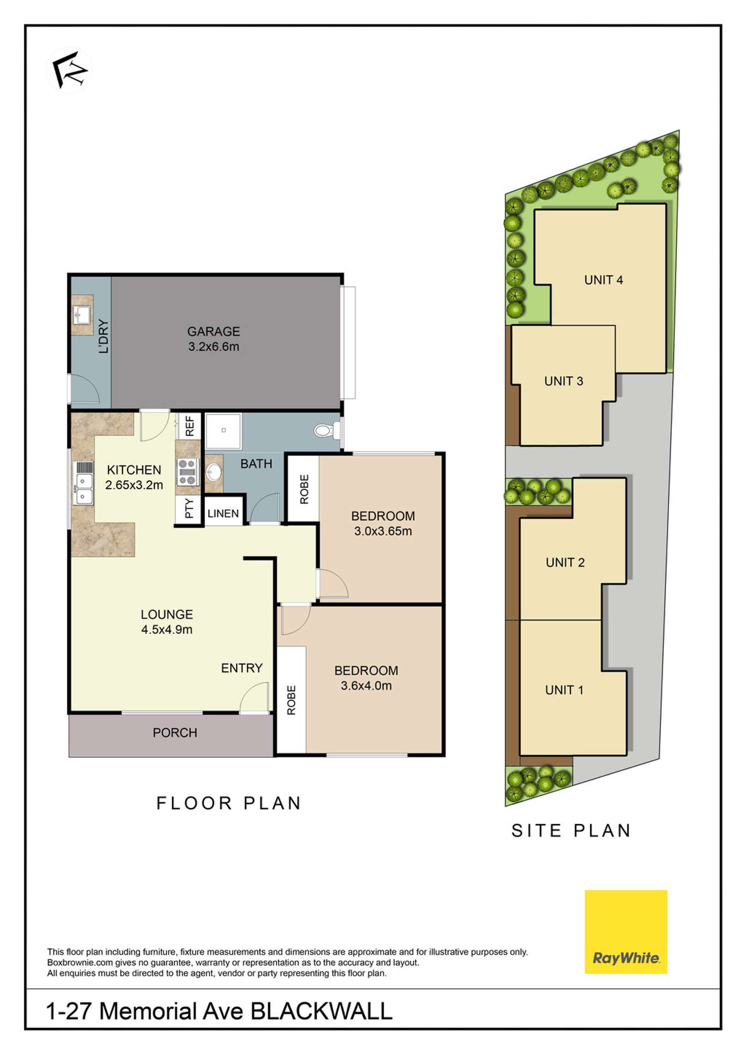 Floorplan of Homely villa listing, 1/27 Memorial Avenue, Blackwall NSW 2256