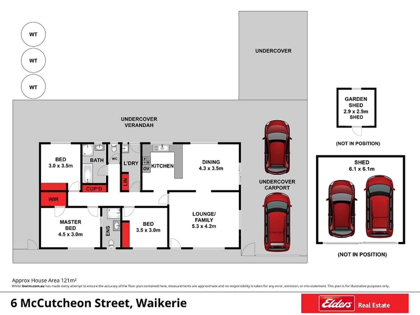 Floorplan of Homely house listing, 6 McCutcheon Street, Waikerie SA 5330