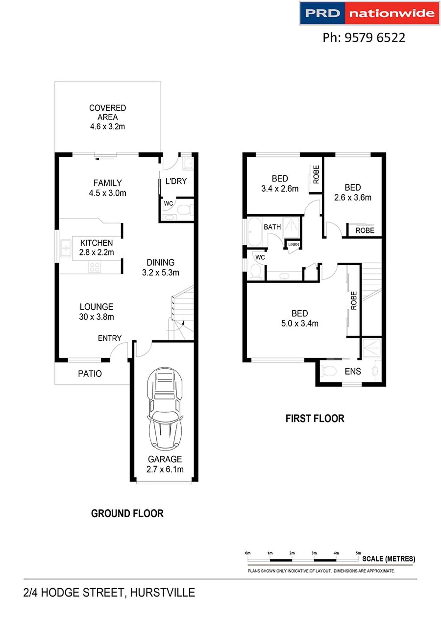 Floorplan of Homely semiDetached listing, 2/4 Hodge Street, Hurstville NSW 2220