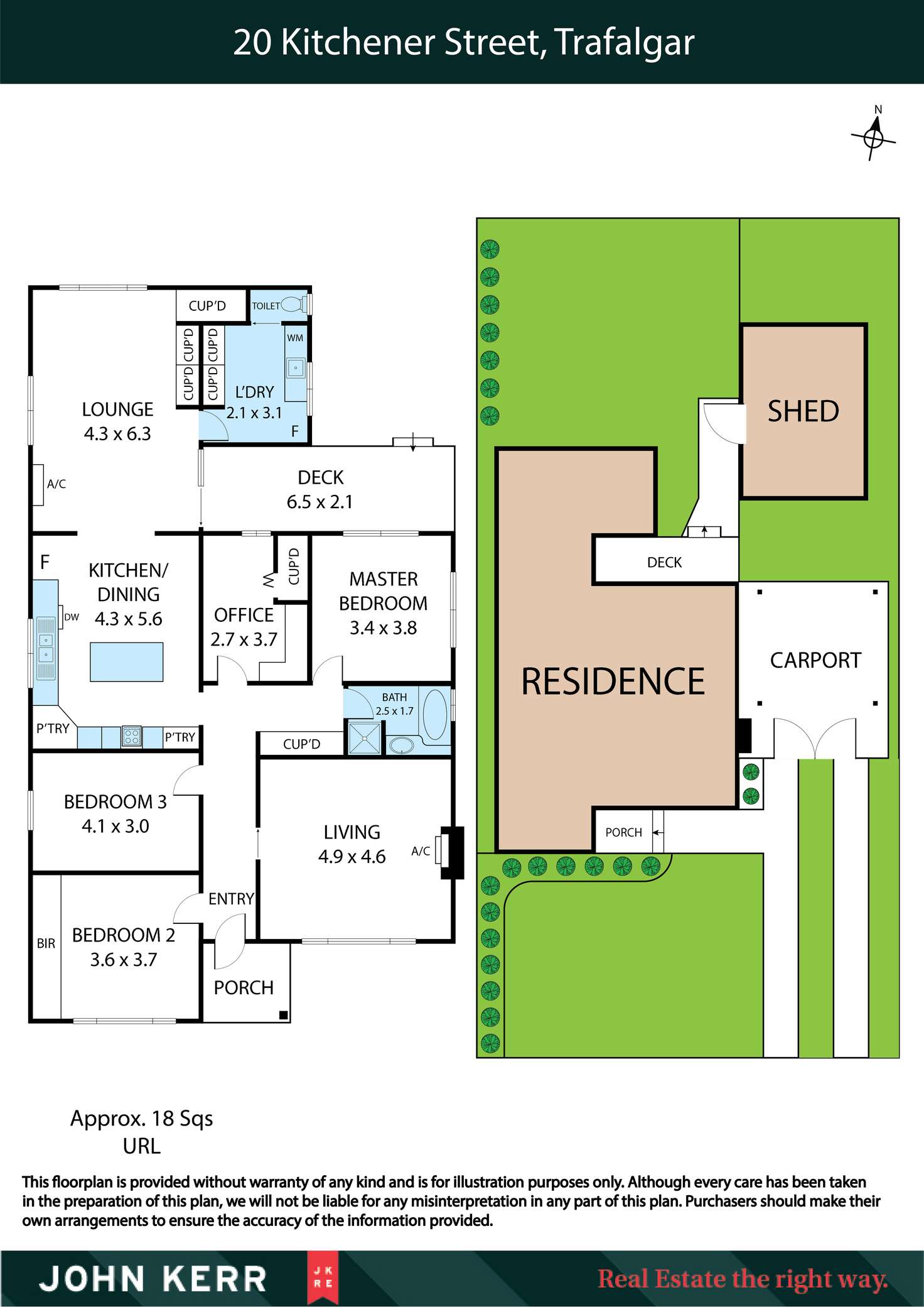 Floorplan of Homely house listing, 20 Kitchener Street, Trafalgar VIC 3824