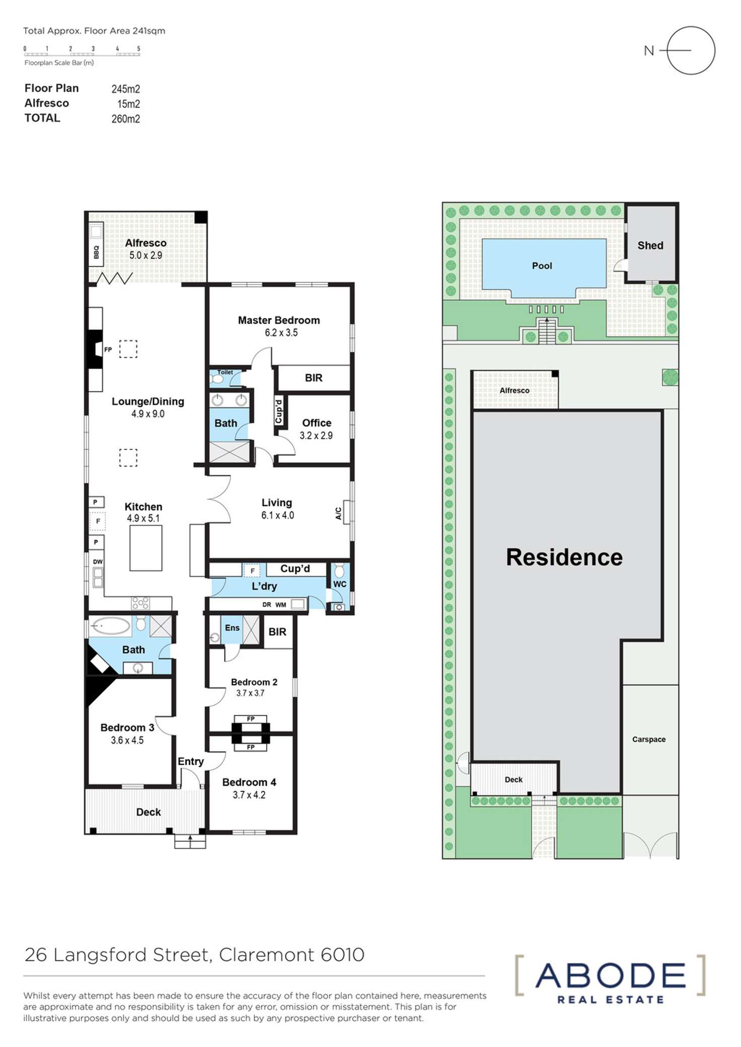 Floorplan of Homely house listing, 26 Langsford Street, Claremont WA 6010