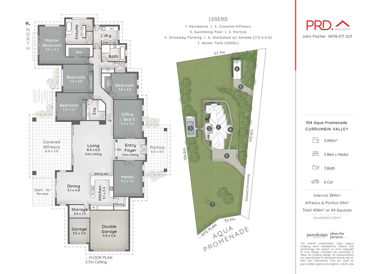 Floorplan of Homely house listing, 104 Aqua Promenade, Currumbin Valley QLD 4223