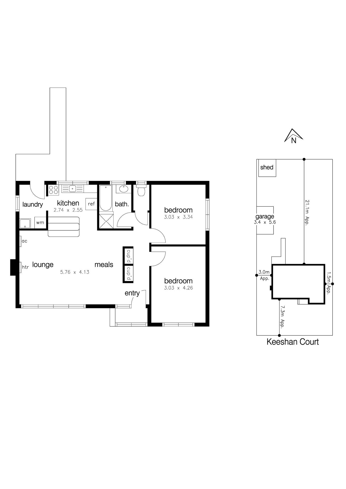 Floorplan of Homely house listing, 4 Keeshan Court, Altona VIC 3018