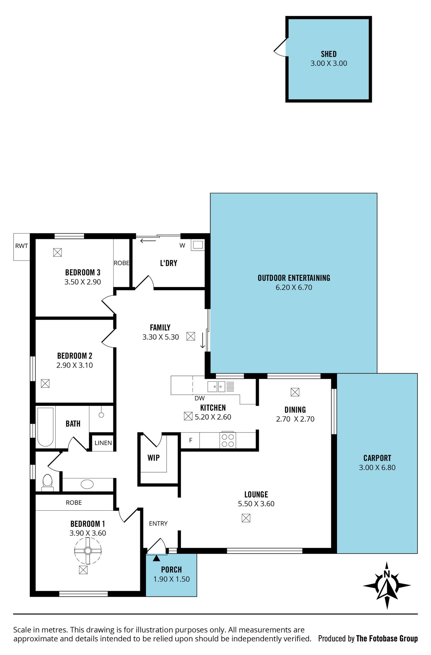 Floorplan of Homely house listing, 30 Delta Crescent, Aberfoyle Park SA 5159