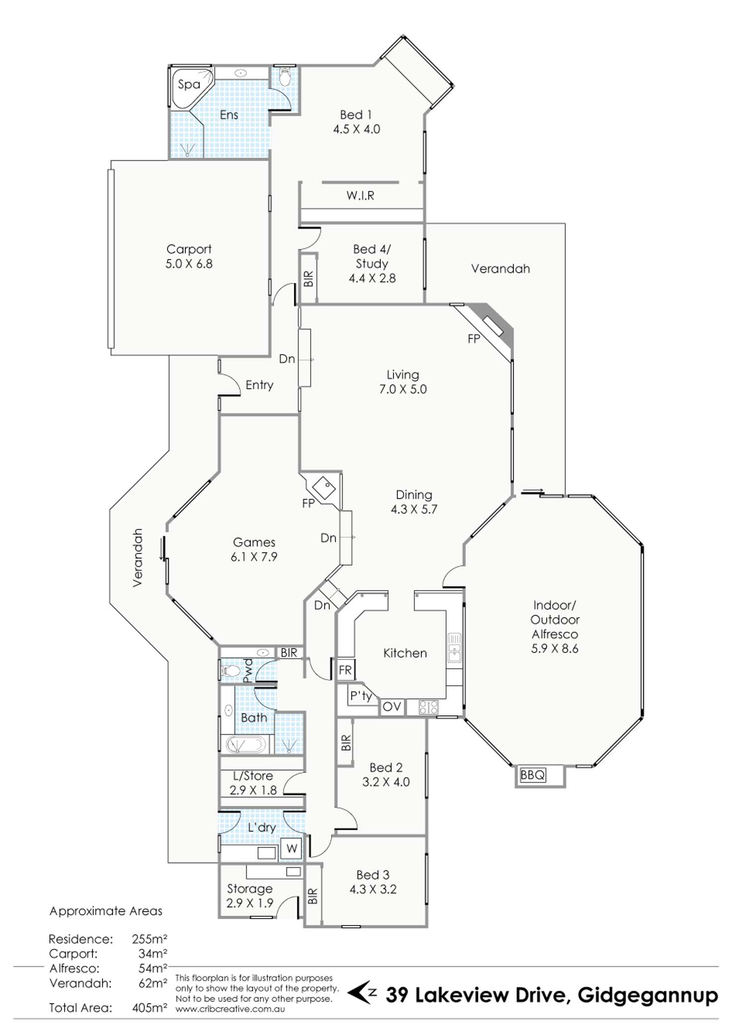 Floorplan of Homely house listing, 39 Lakeview Drive, Gidgegannup WA 6083