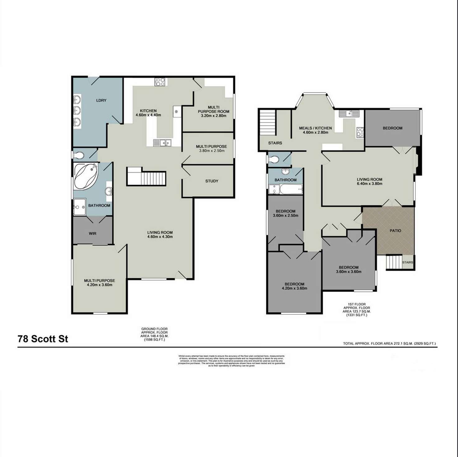 Floorplan of Homely house listing, 78 Scott Road, Herston QLD 4006