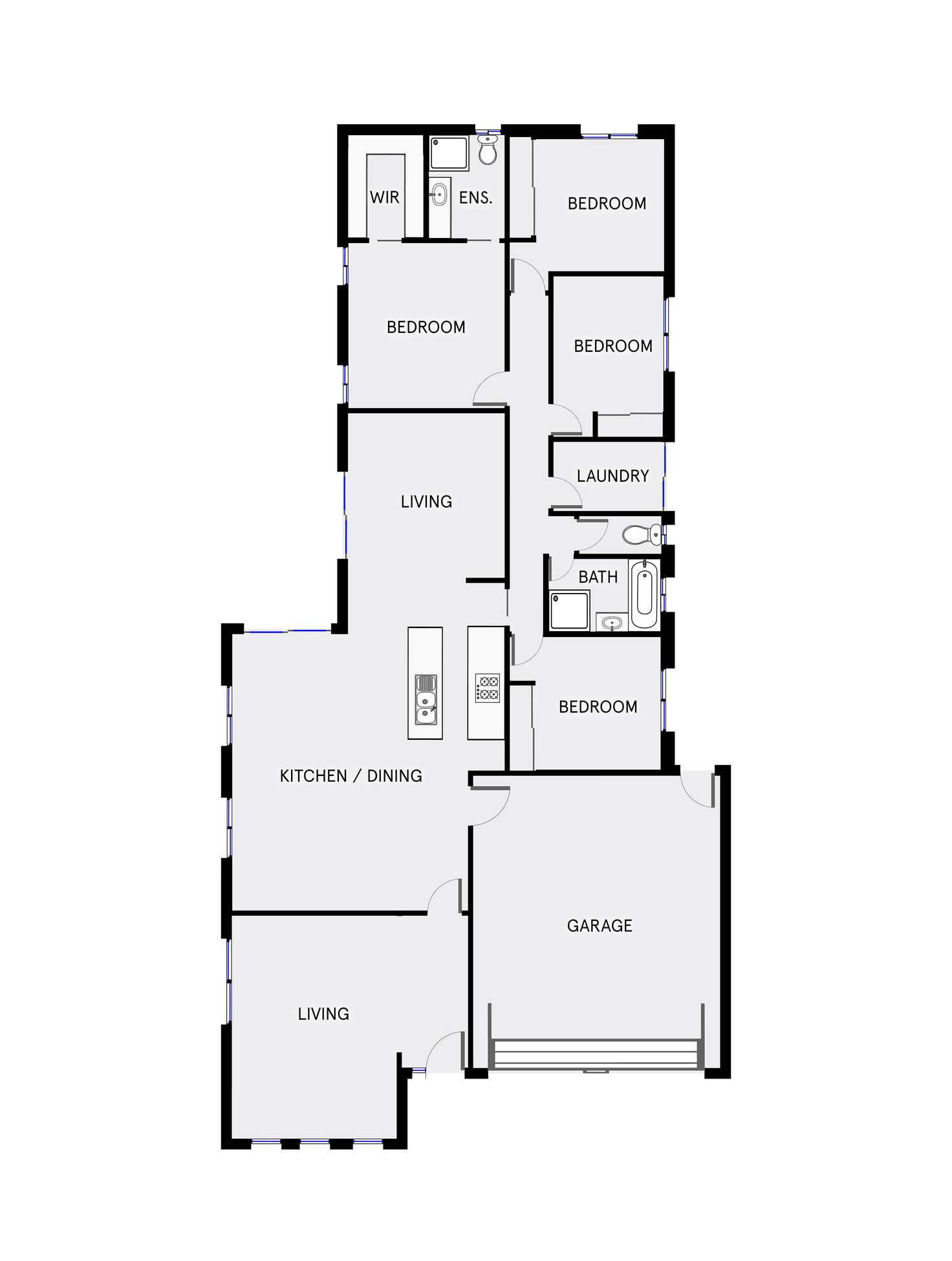 Floorplan of Homely house listing, 11 Pearl Gibbs Circuit, Bonner ACT 2914