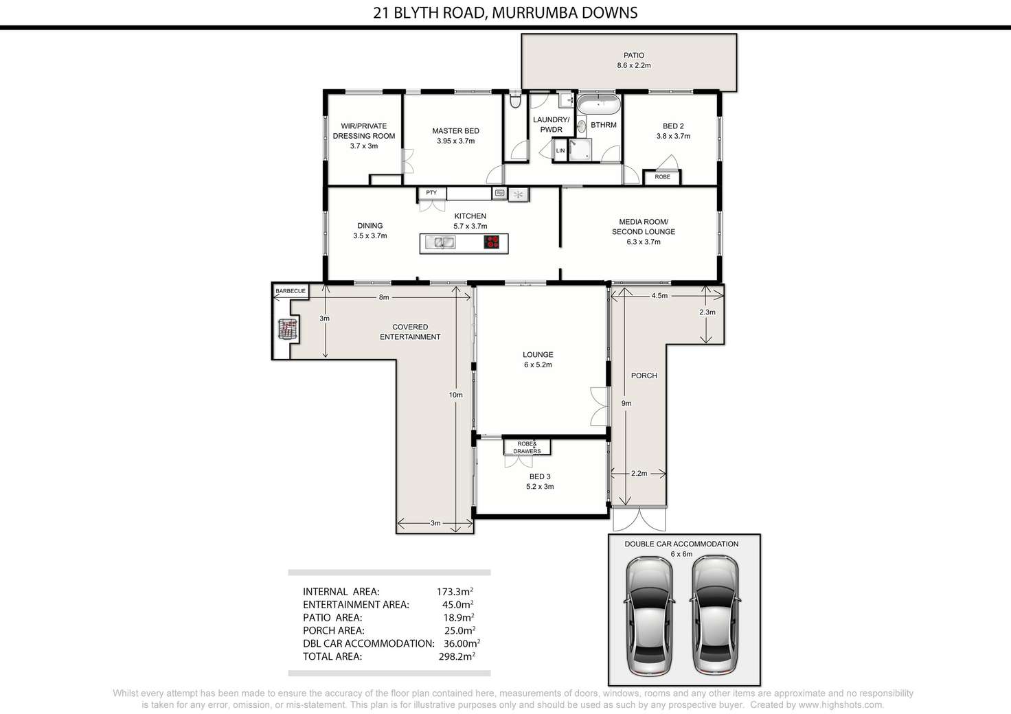 Floorplan of Homely house listing, 21 Blyth Road, Murrumba Downs QLD 4503
