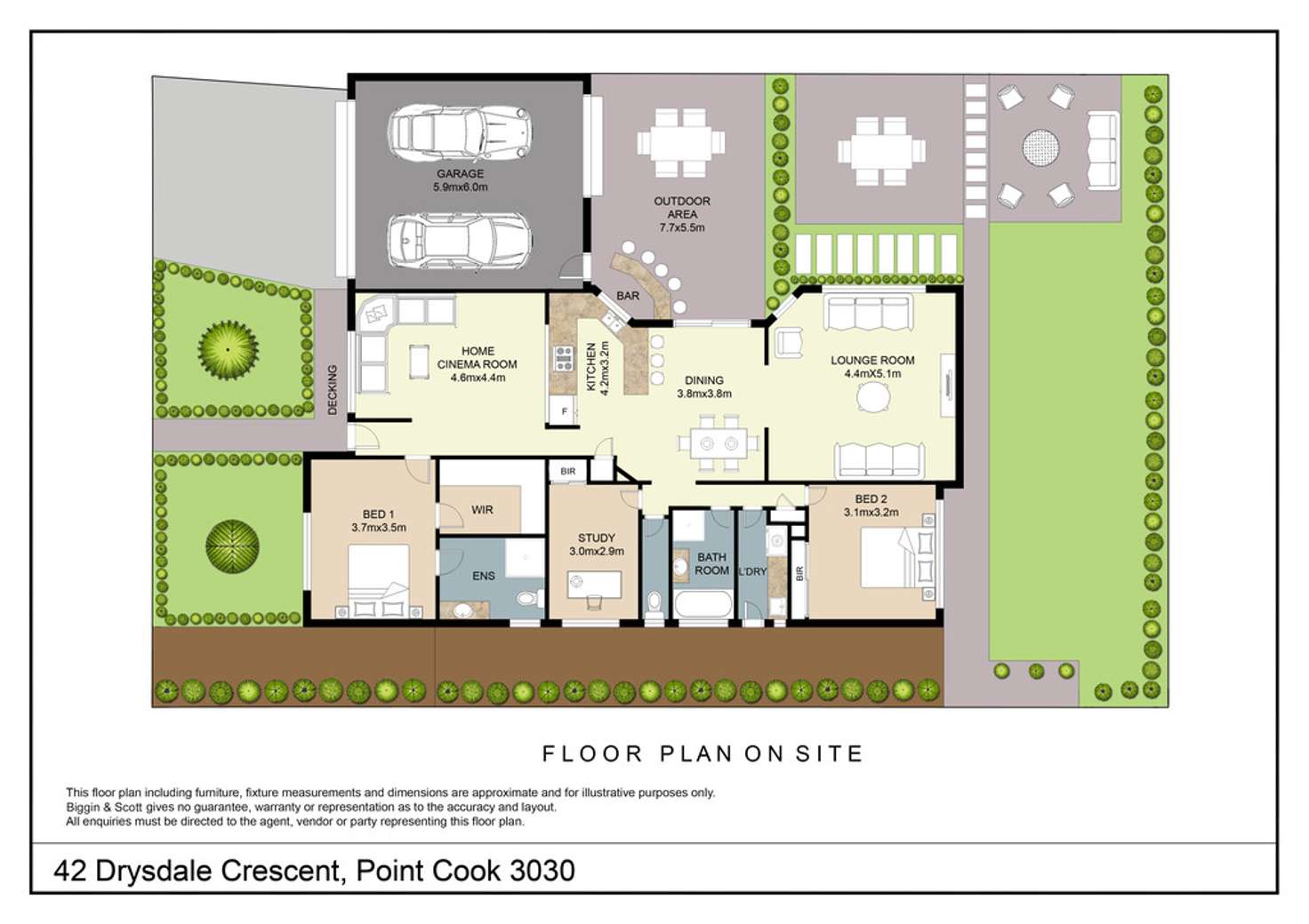 Floorplan of Homely house listing, 42 Drysdale Crescent, Point Cook VIC 3030