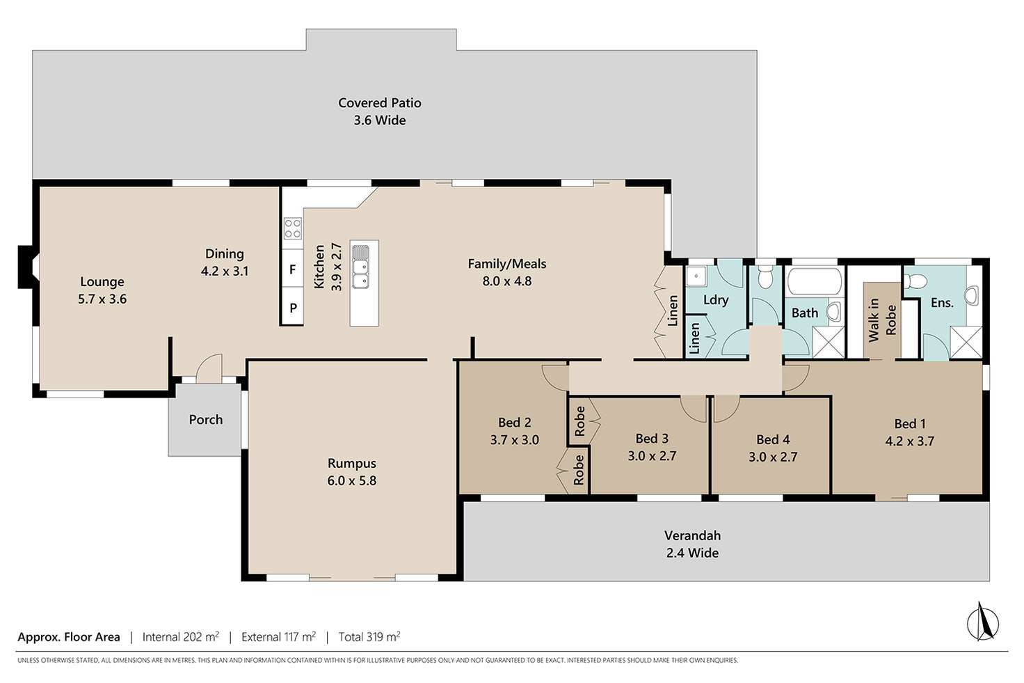 Floorplan of Homely house listing, 4 Remington Place, Wights Mountain QLD 4520