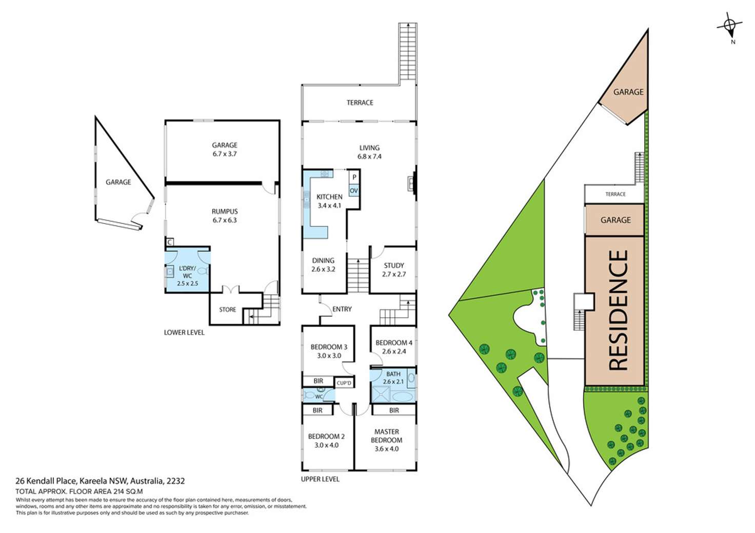 Floorplan of Homely house listing, 26 Kendall Place, Kareela NSW 2232