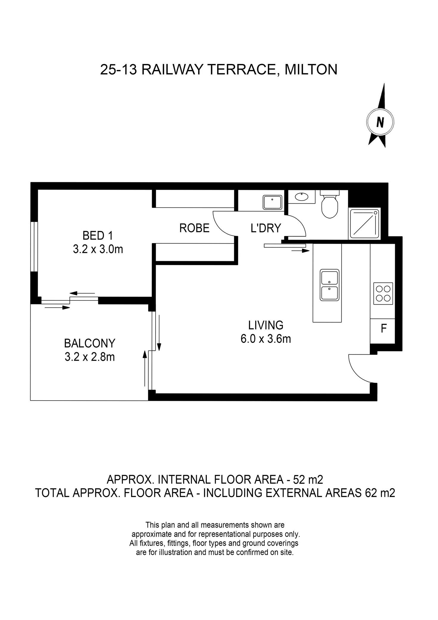 Floorplan of Homely unit listing, 25/13 Railway Terrace, Milton QLD 4064