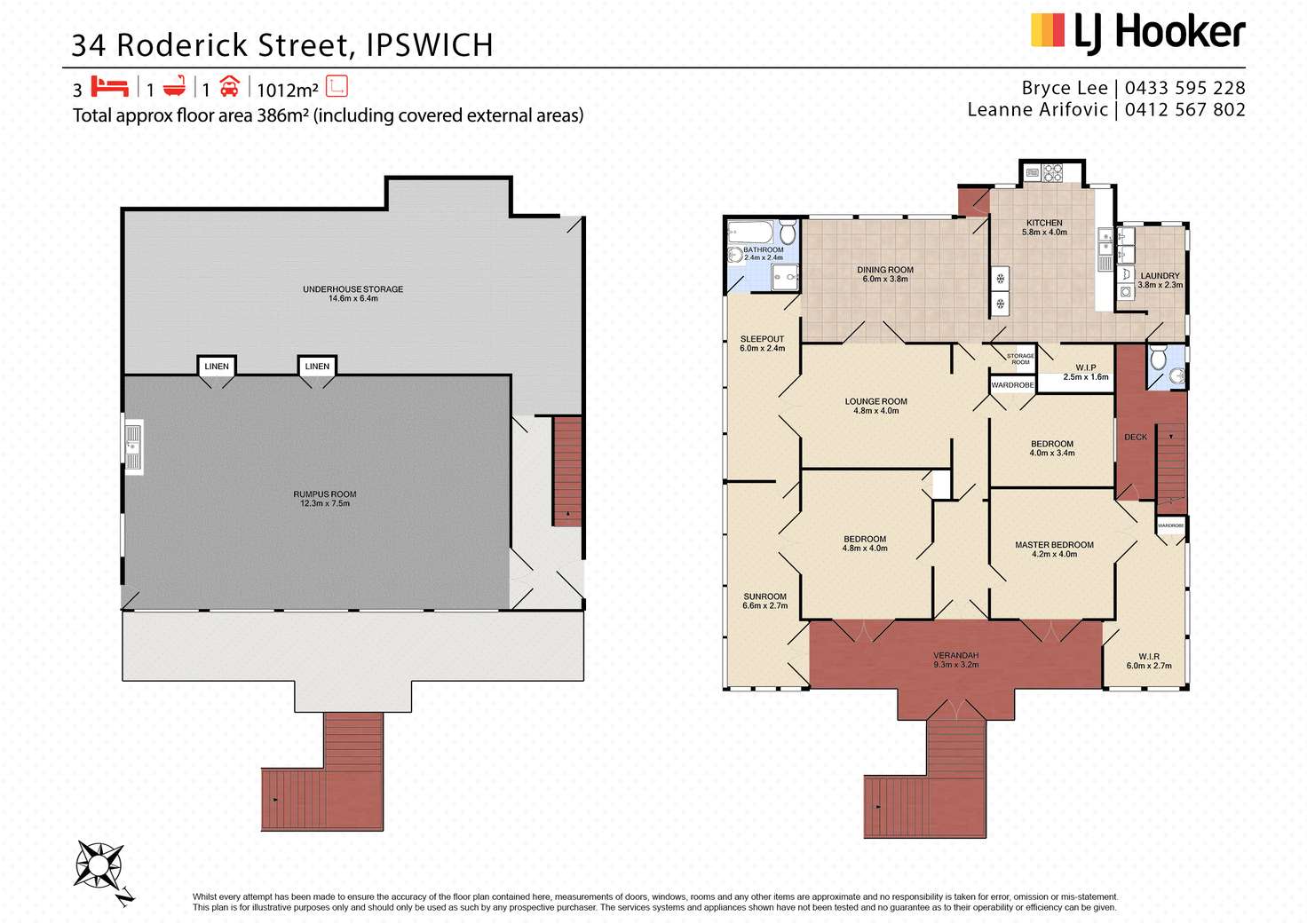 Floorplan of Homely house listing, 34 Roderick Street, Ipswich QLD 4305