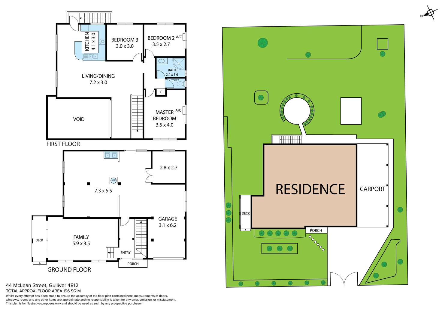 Floorplan of Homely house listing, 44 McLean Street, Gulliver QLD 4812