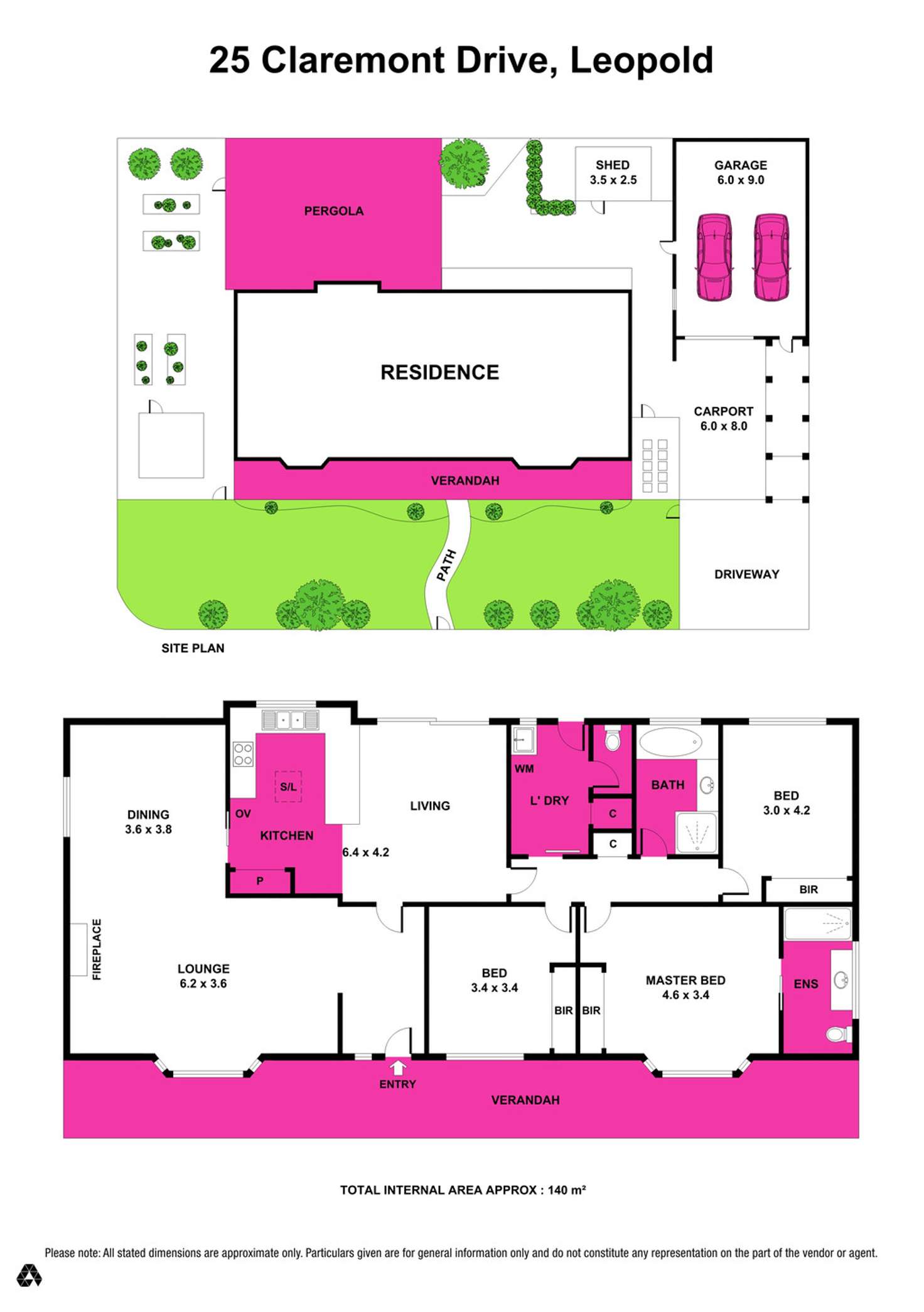 Floorplan of Homely house listing, 25 Claremont Drive, Leopold VIC 3224