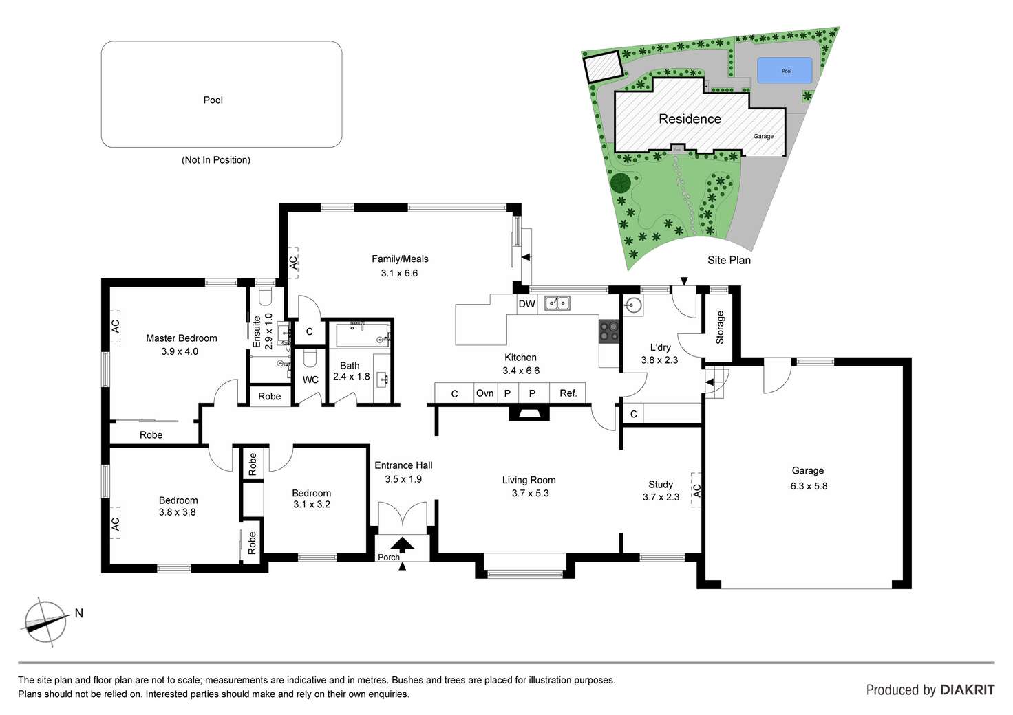 Floorplan of Homely house listing, 6 Garrick Court, Wheelers Hill VIC 3150